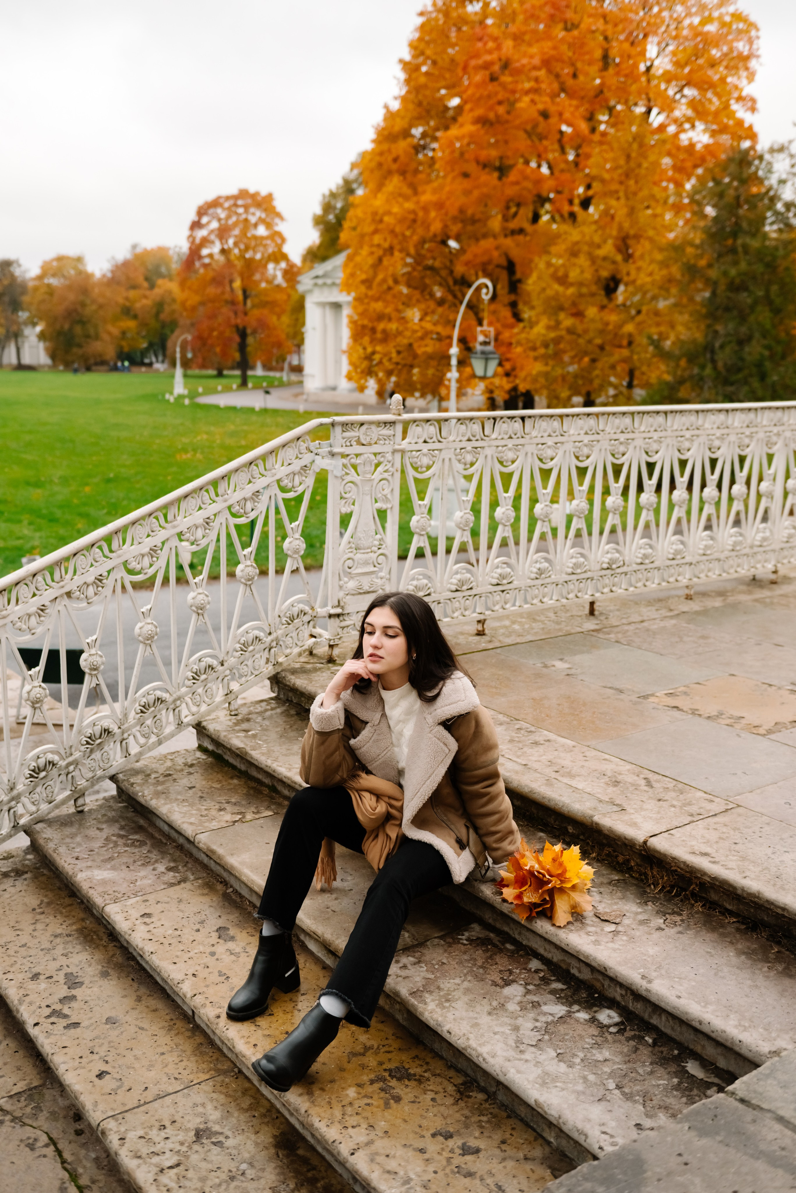 Осенняя фотосессия в Питере на Елагин острове. Свадебный и сеейный фотограф в Санкт-Петербурге Елена Худякова