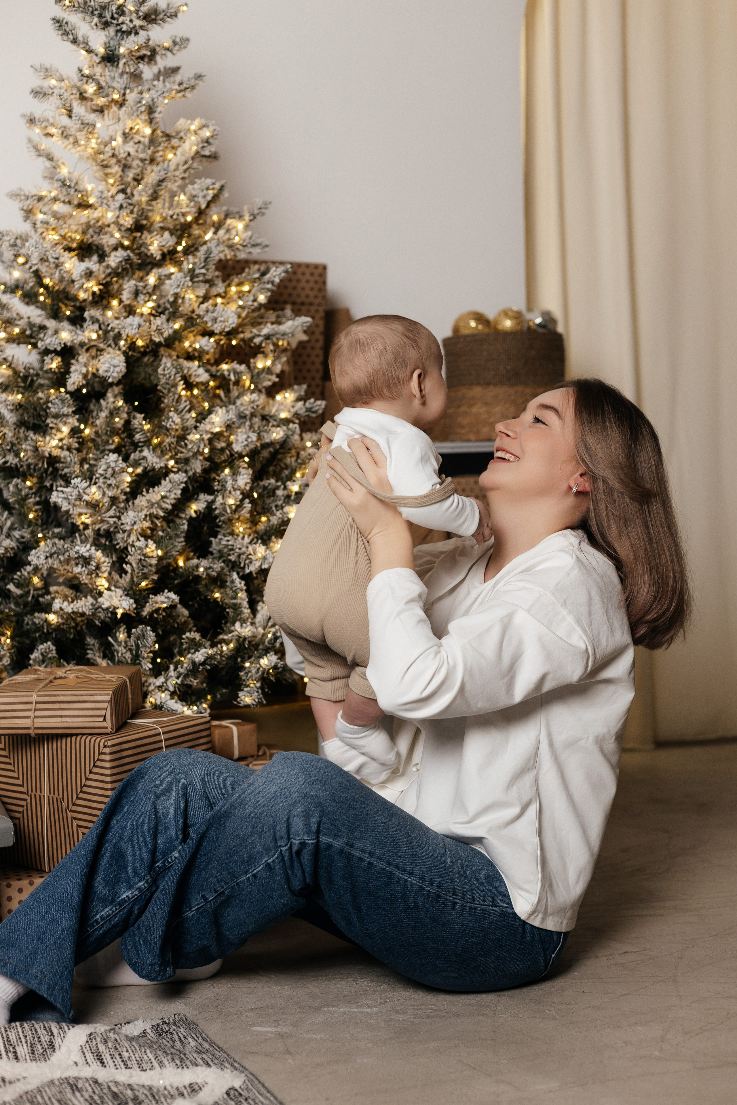 Настя, Вася и Миша (новогодняя). Свадебный и Семейный фотограф Свекрова Ольга