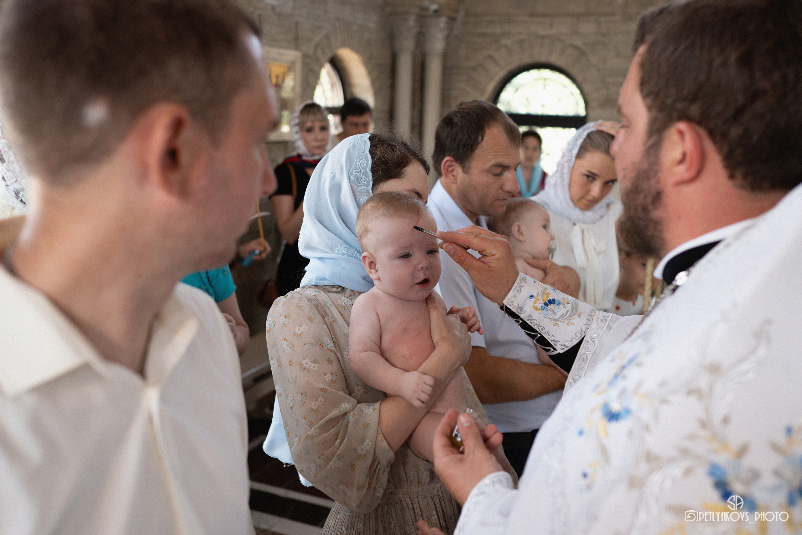 Таинство крещения Дмитрия и Николая. Фотограф, видеограф Пятигорск, Ставрополь, Ессентуки, Petlyakovs_photo