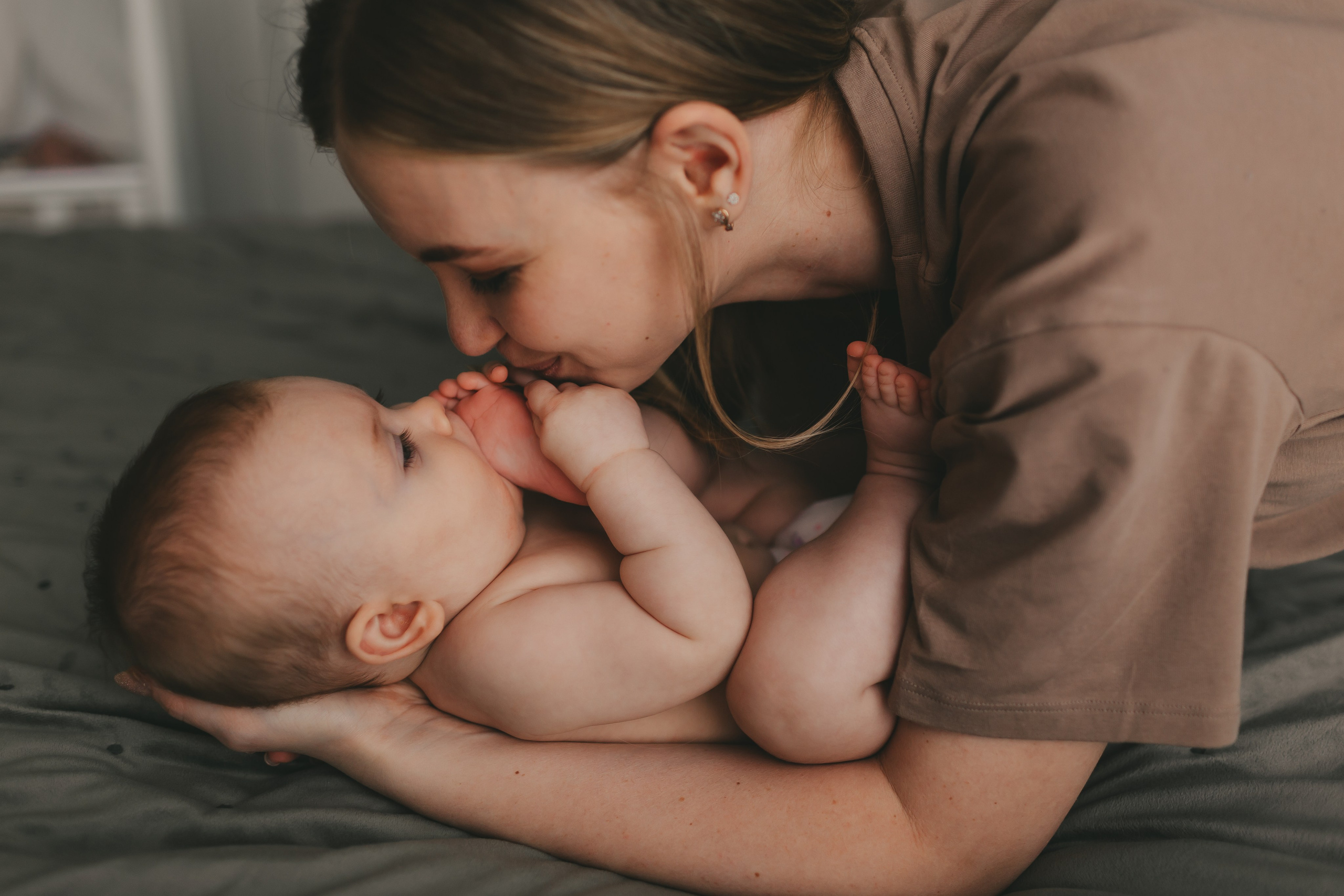Женя, Юля и Вероника (домашняя фотосессия). Семейный и детский фотограф и видеограф в Москве, Дрокина Наталья