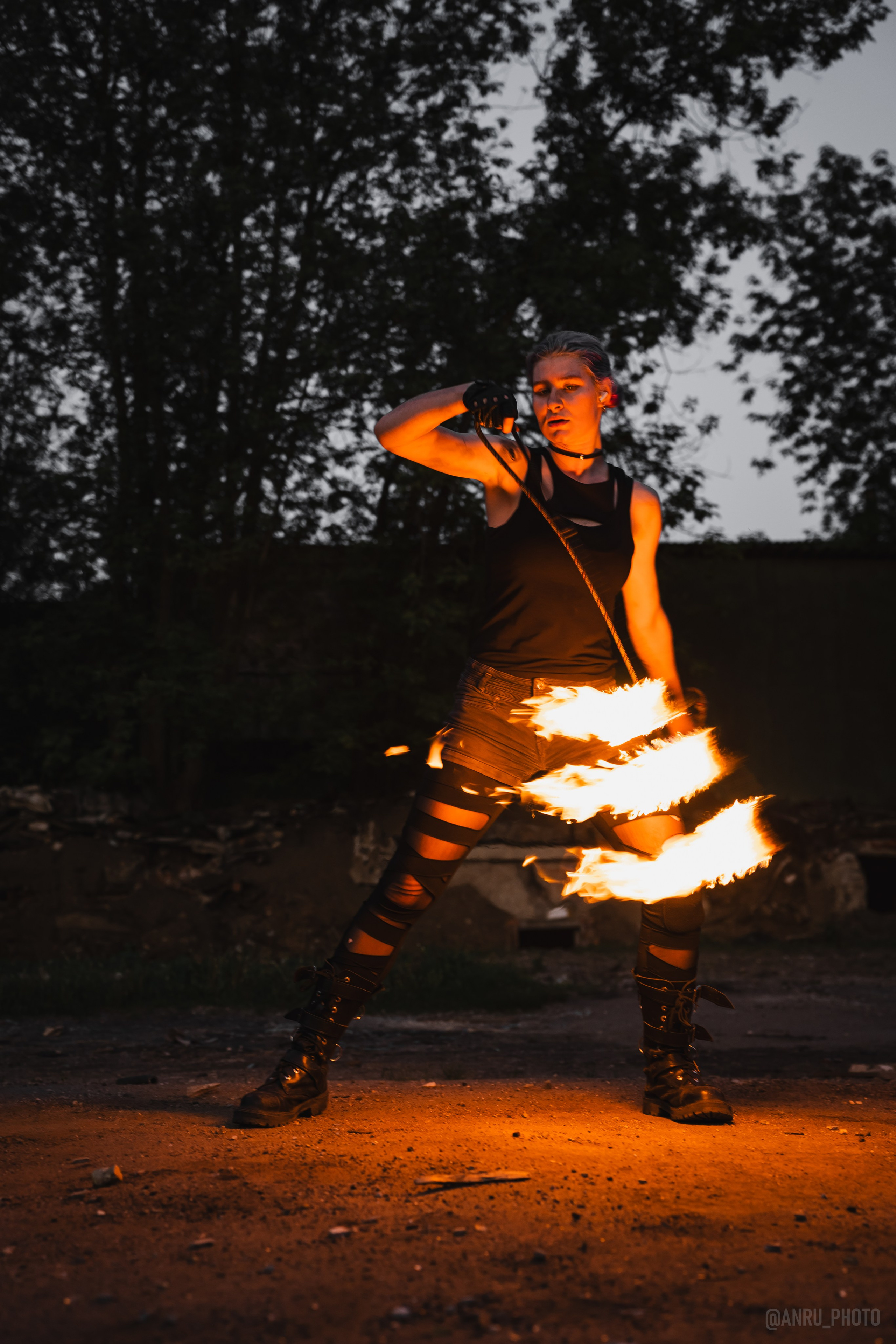 Огненная тренировка. Репортажный фотограф Анастасия Рубцова