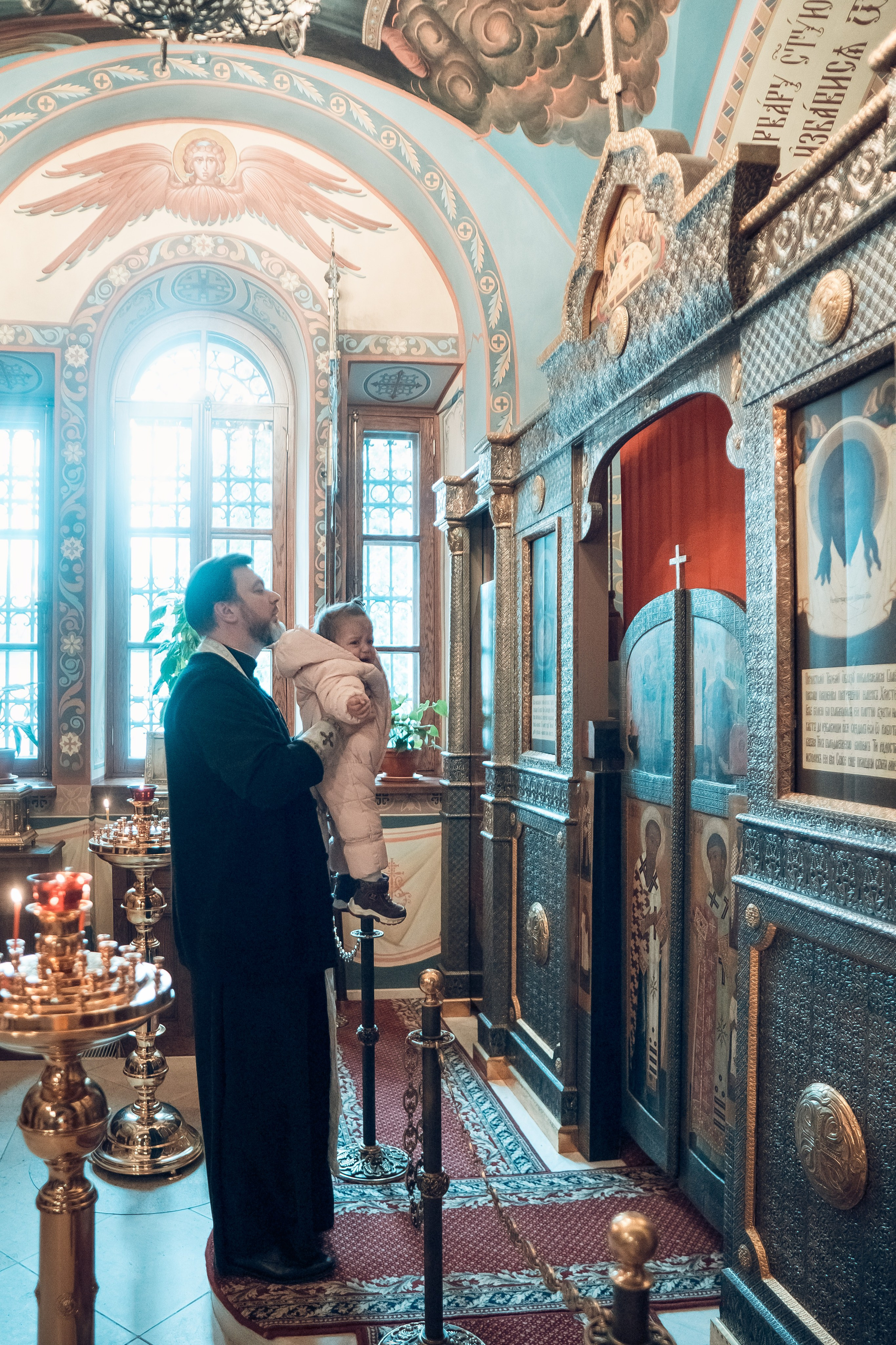 Таинство Крещения Артема, Ангелины и Адрианы