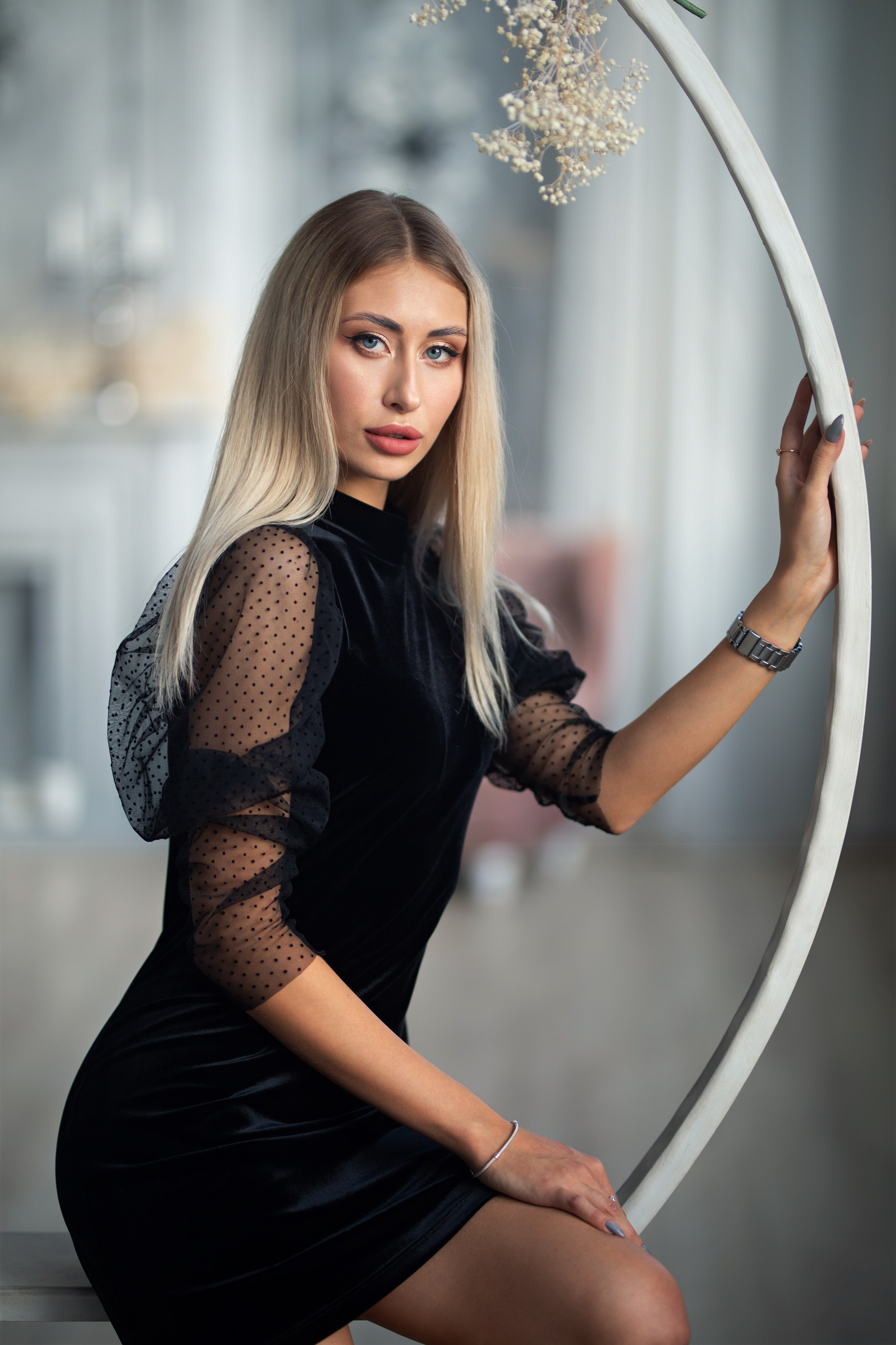 Фотосет с Яной в интерьере в формате для «себя»