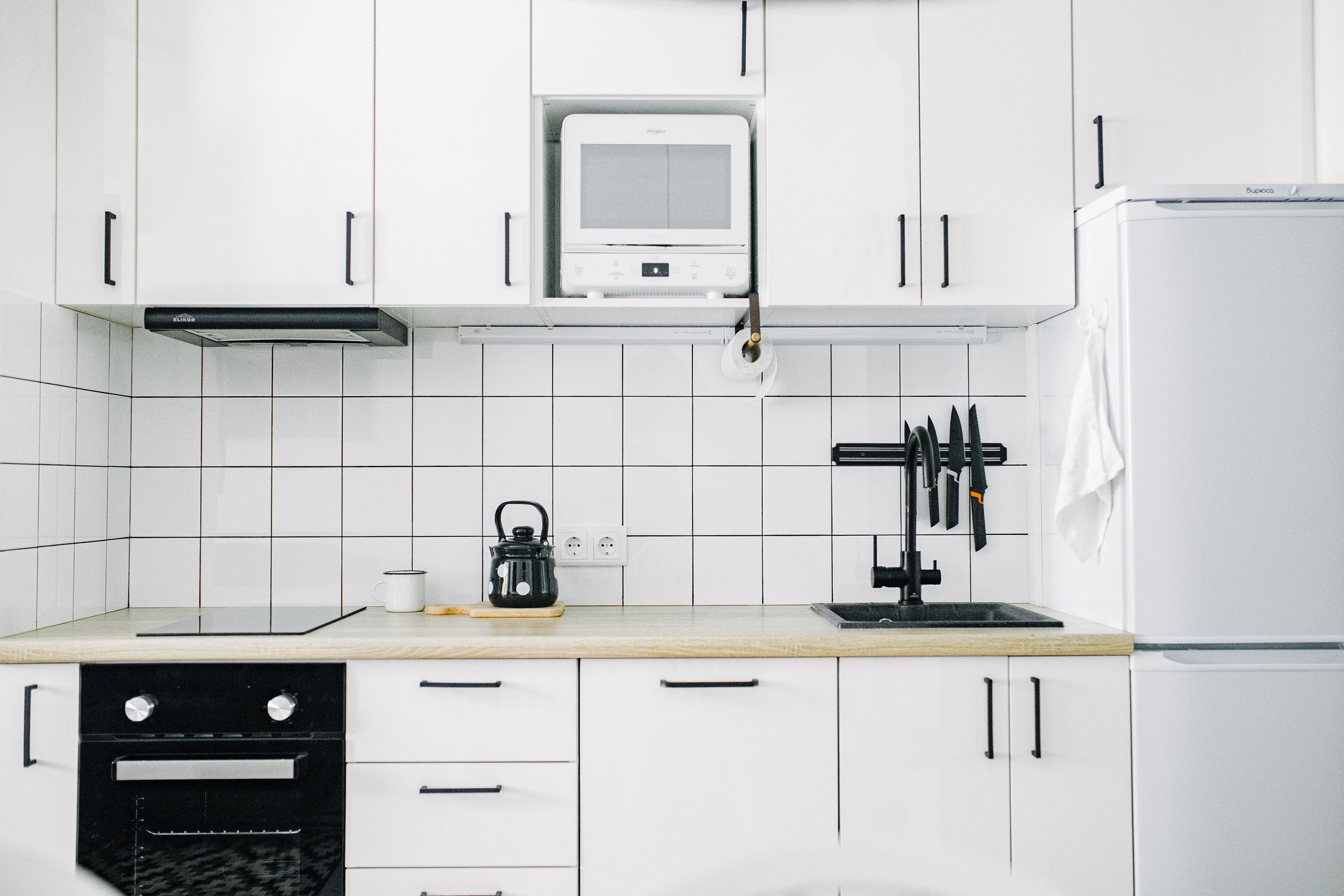 ЧБ лофт 28 кв. м. Фотограф Оля Батист