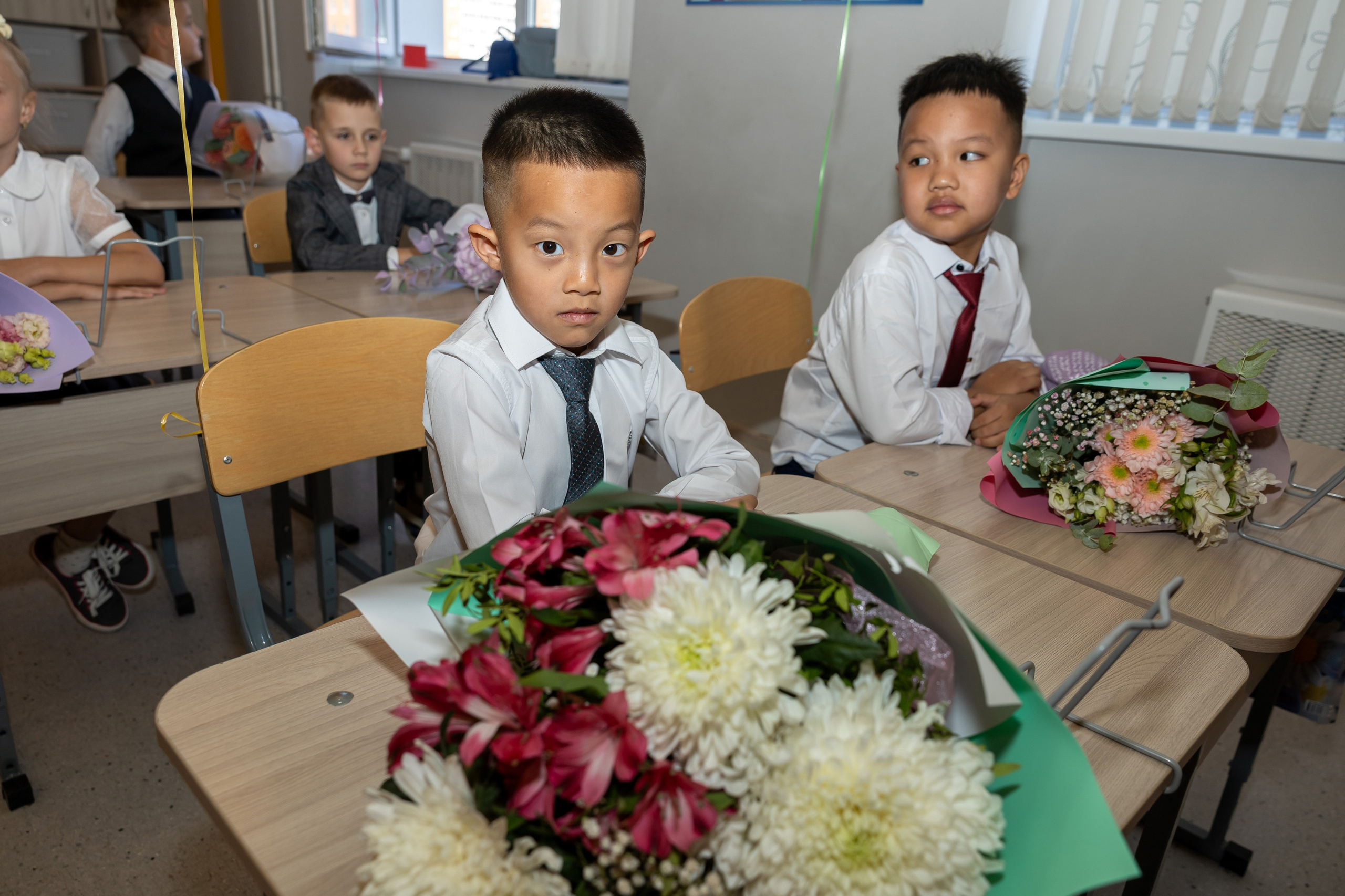 Первый раз в первый класс (репортажная съемка). Фотограф в Серпухове Наталья Руденко