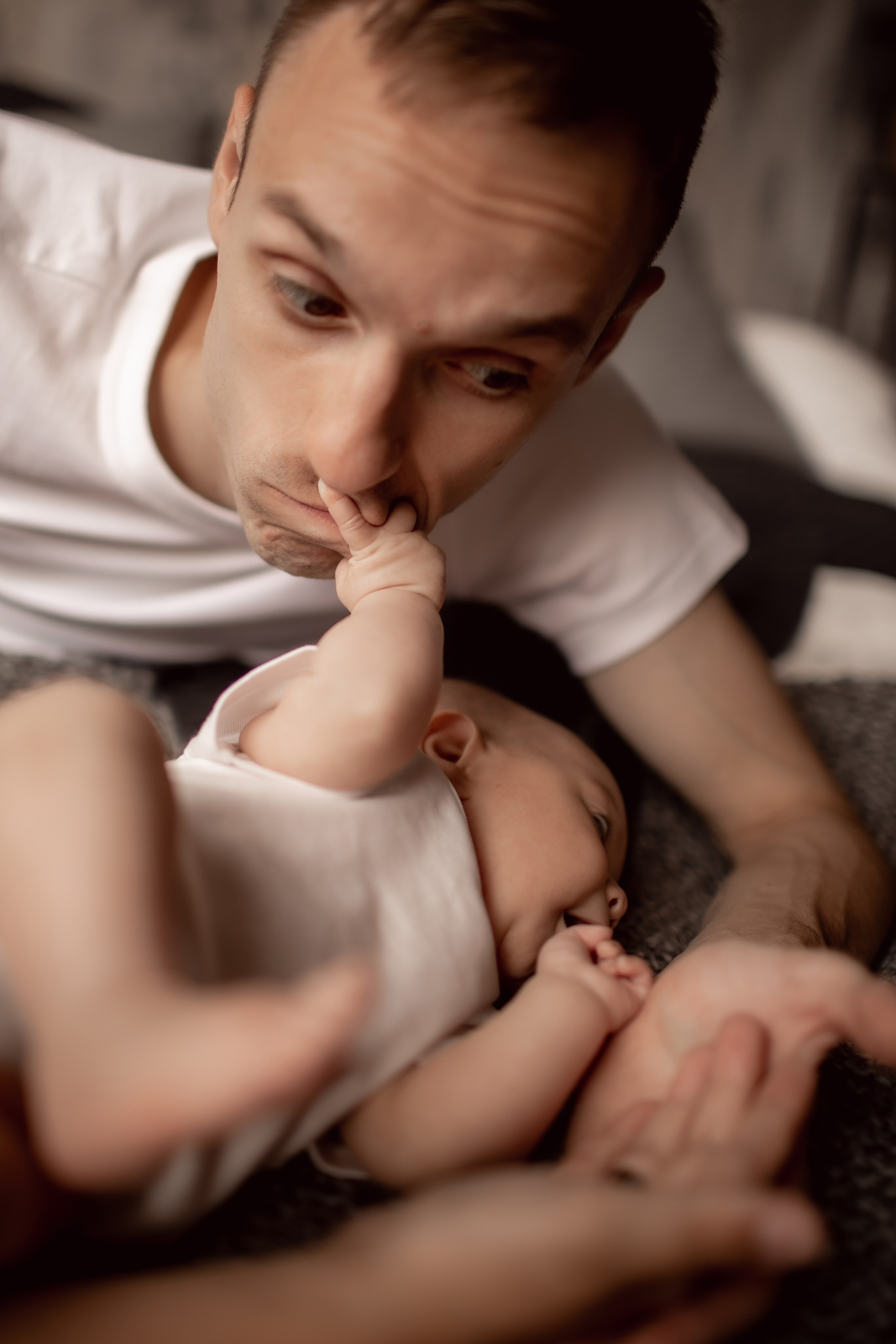 Валерия и Геннадий с крошкой. Семейный фотограф в Москве