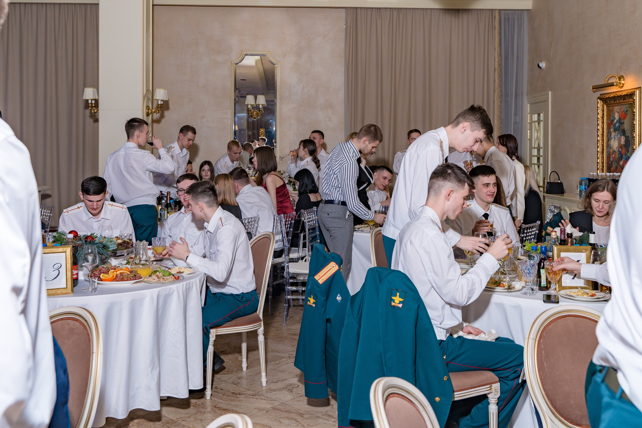 Фотосъемка выпуска военной академии и вручение дипломов