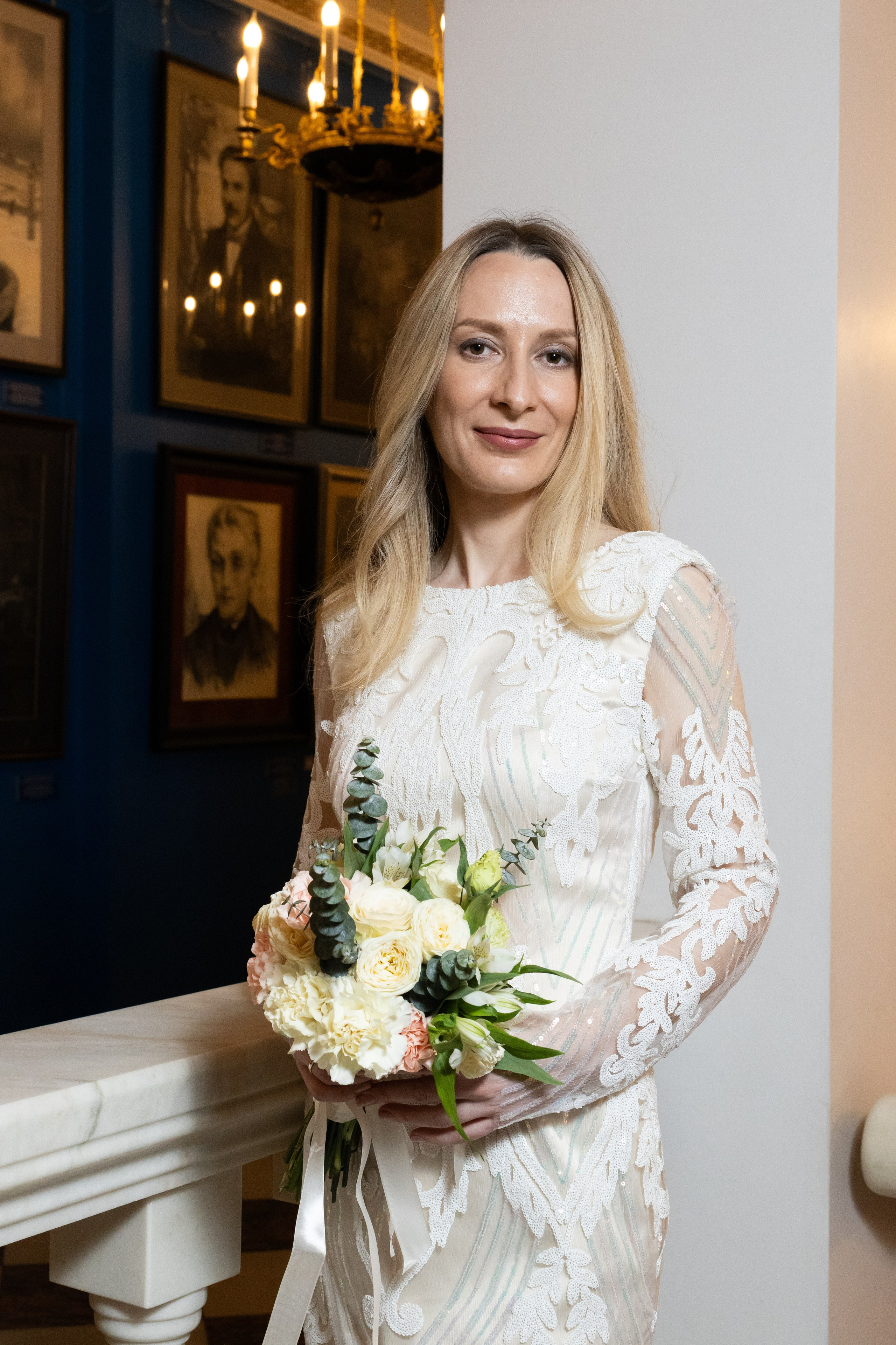 Свадьба в картинной галереи Ильи Глазунова. Фотограф в Москве Зябченко Екатерина. Съемки беременности, love story, семейный, портреты в студии и на улице