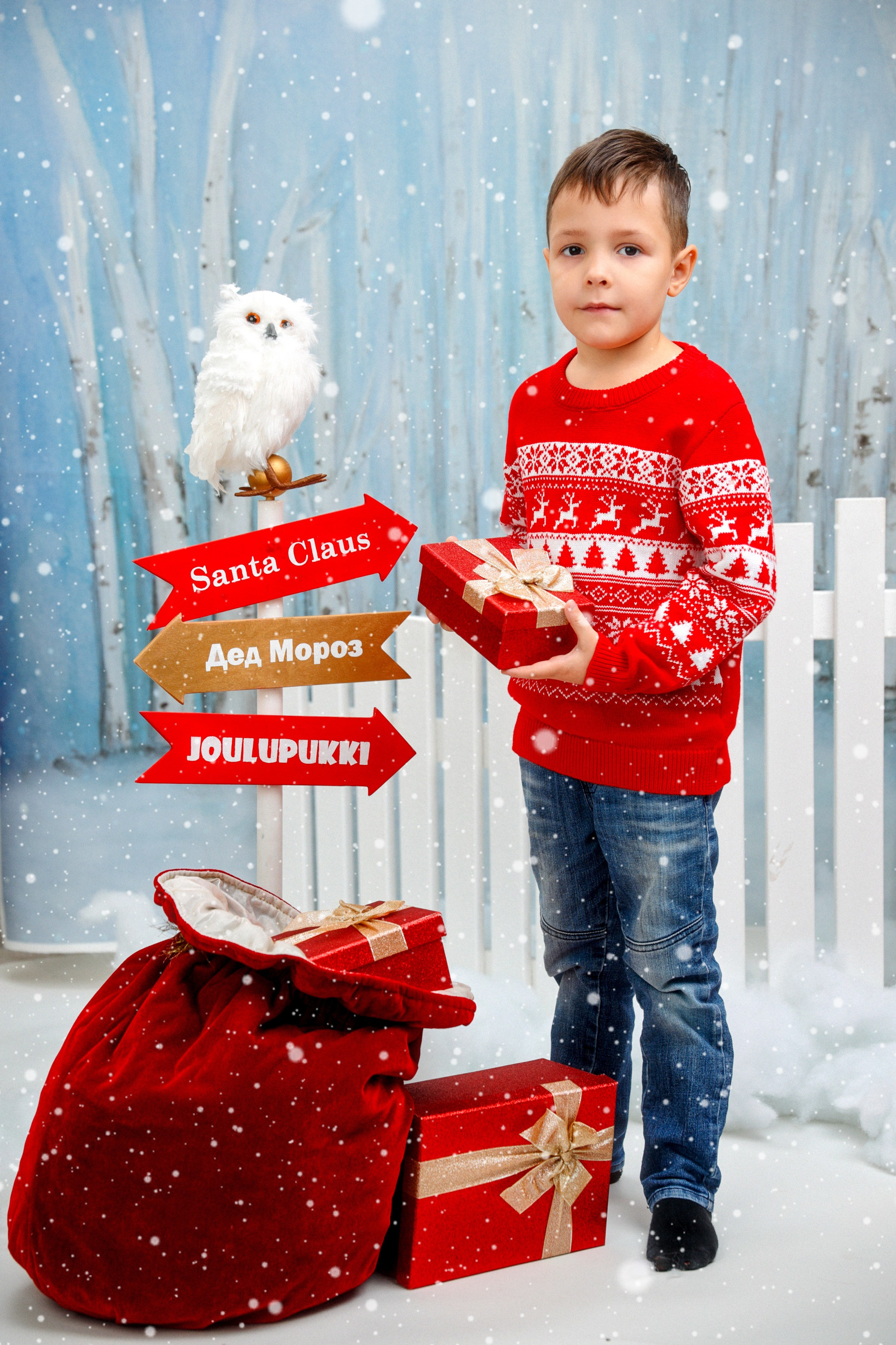 Детская новогодняя фотосессия в Ижевске. Детский фотограф Максим Потанин в Ижевске и Набережных Челнах