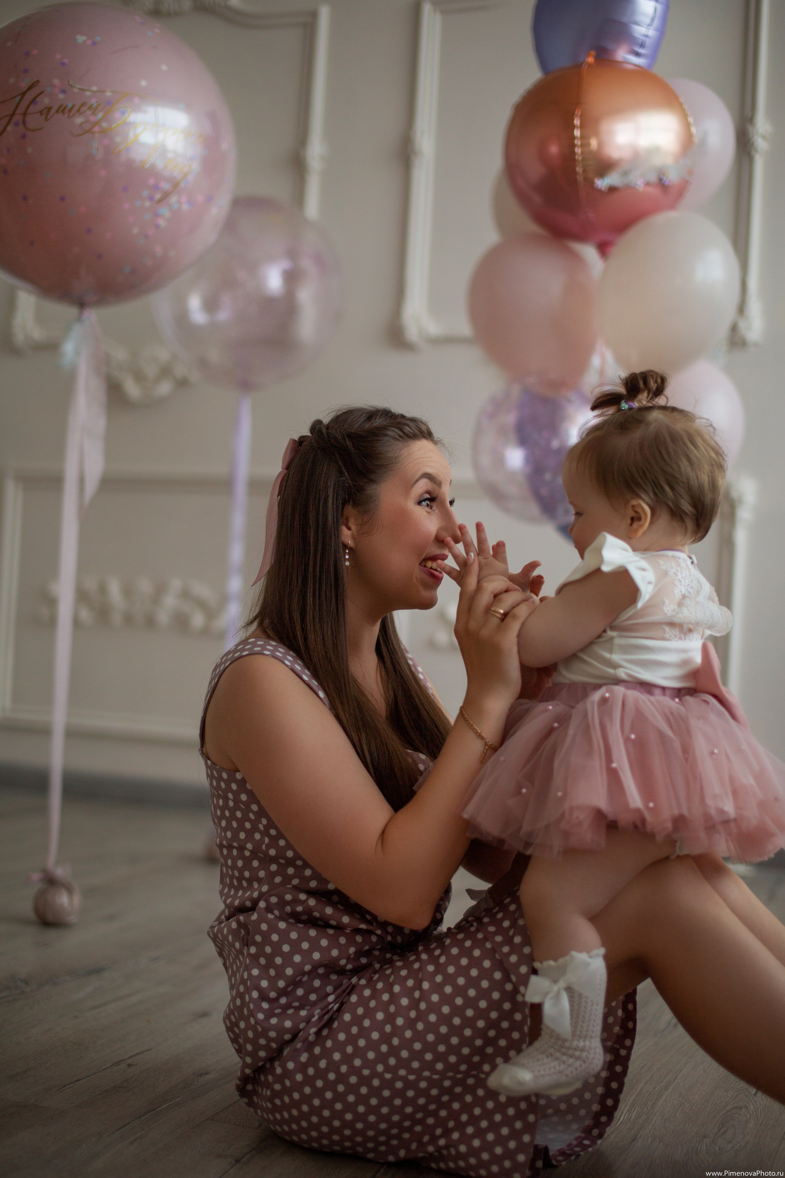 День Рождения Ксении, 1 год. Семейный и детский фотограф в Петрозаводске