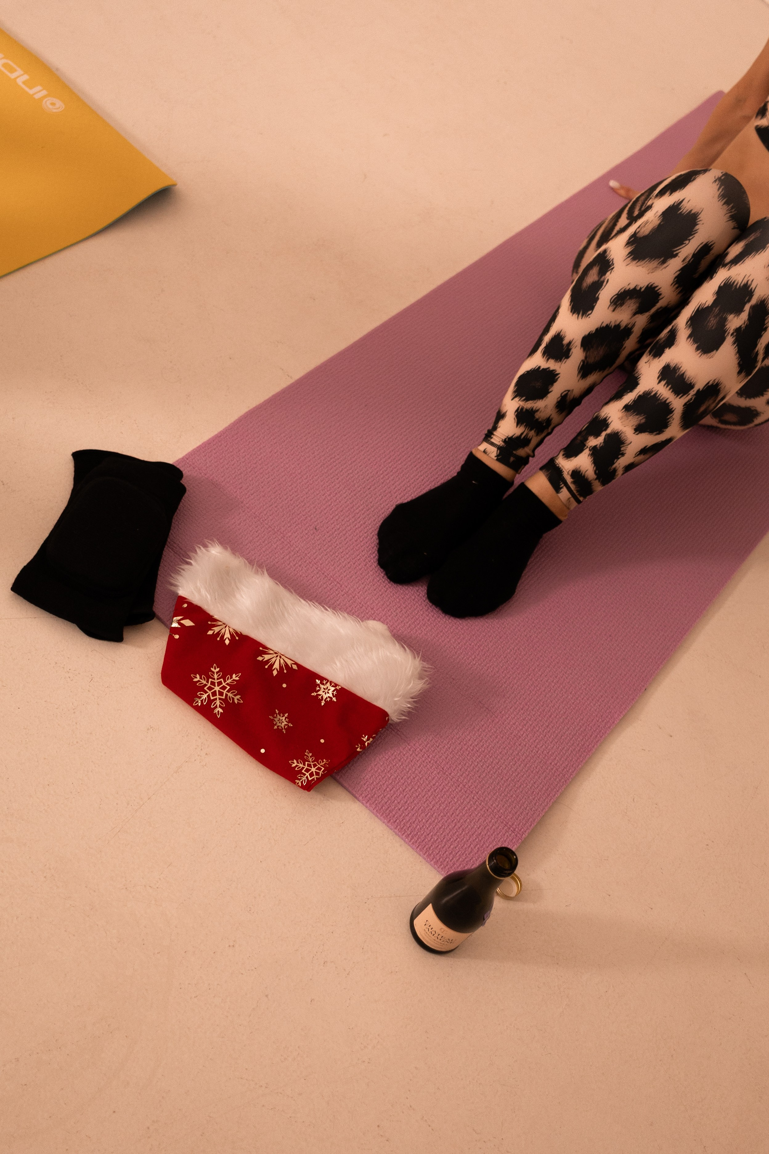 Новогоднее занятие по растяжке. Фотограф в Санкт-Петербурге Смирнова Диана