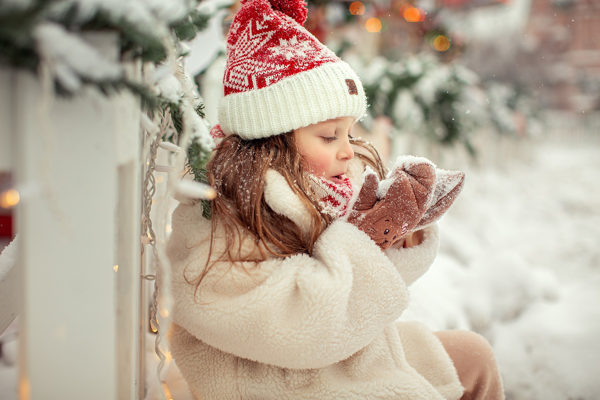 Веселая семейная Фотосессия на новогодней ярмарке. Tatyana Nadezhdina Family photographer