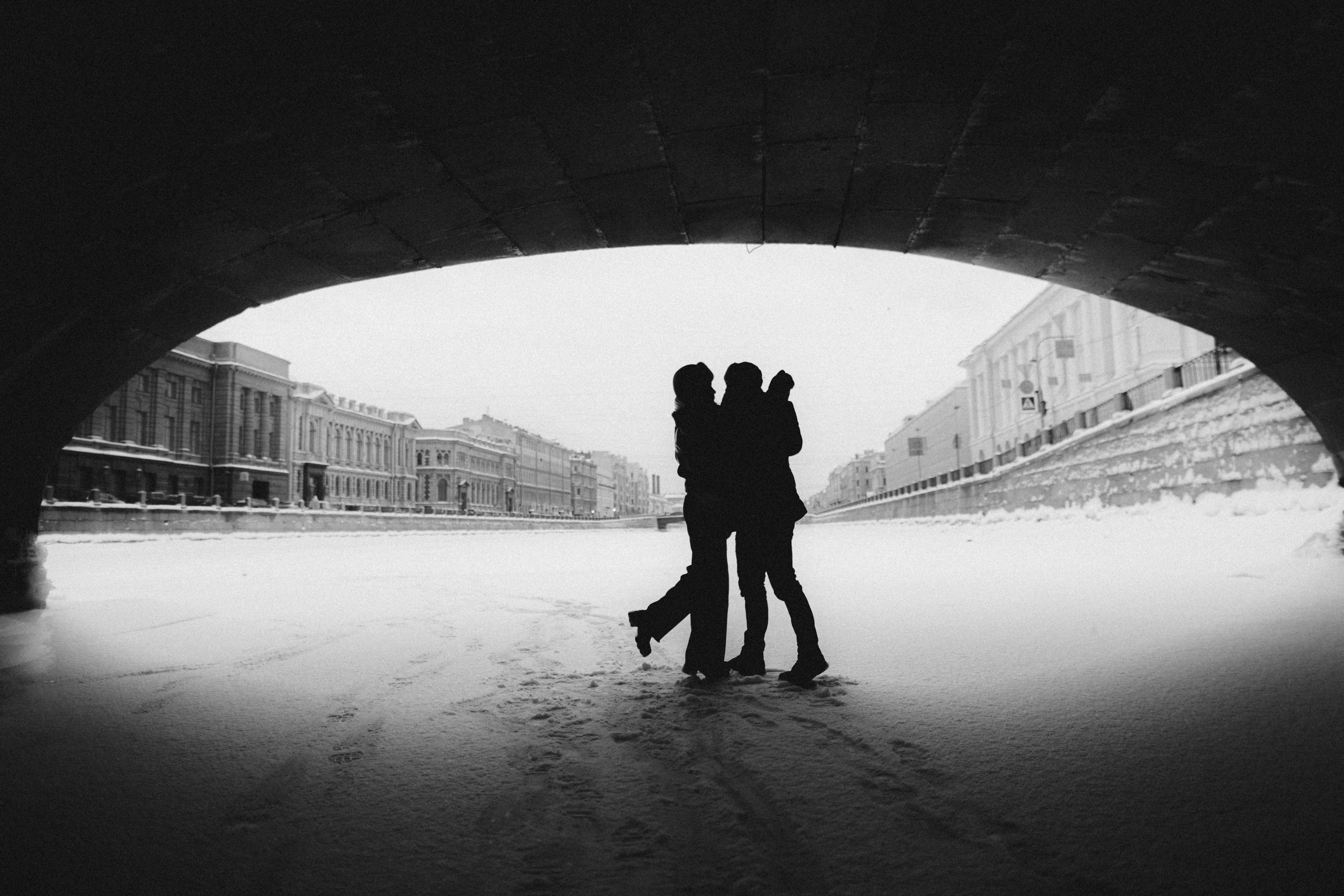 Зима на Фонтанке. Юлия Анисимова — свадебный и семейный фотограф в Санкт-Петербурге