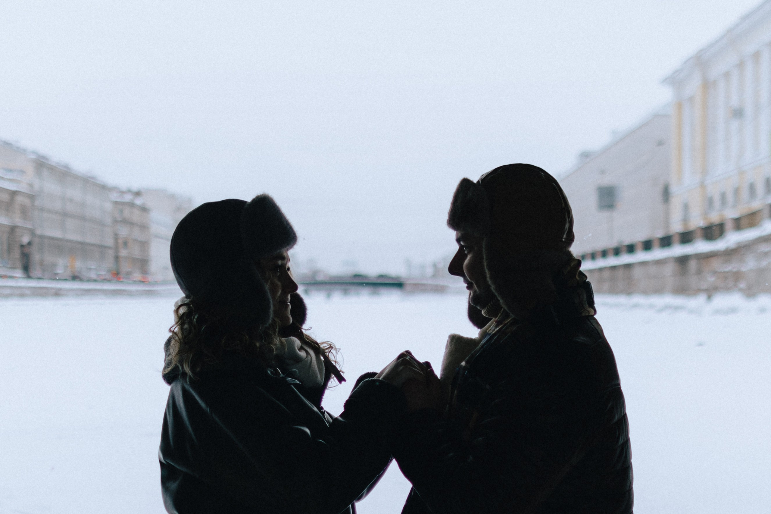 Зима на Фонтанке. Юлия Анисимова — свадебный и семейный фотограф в Санкт-Петербурге