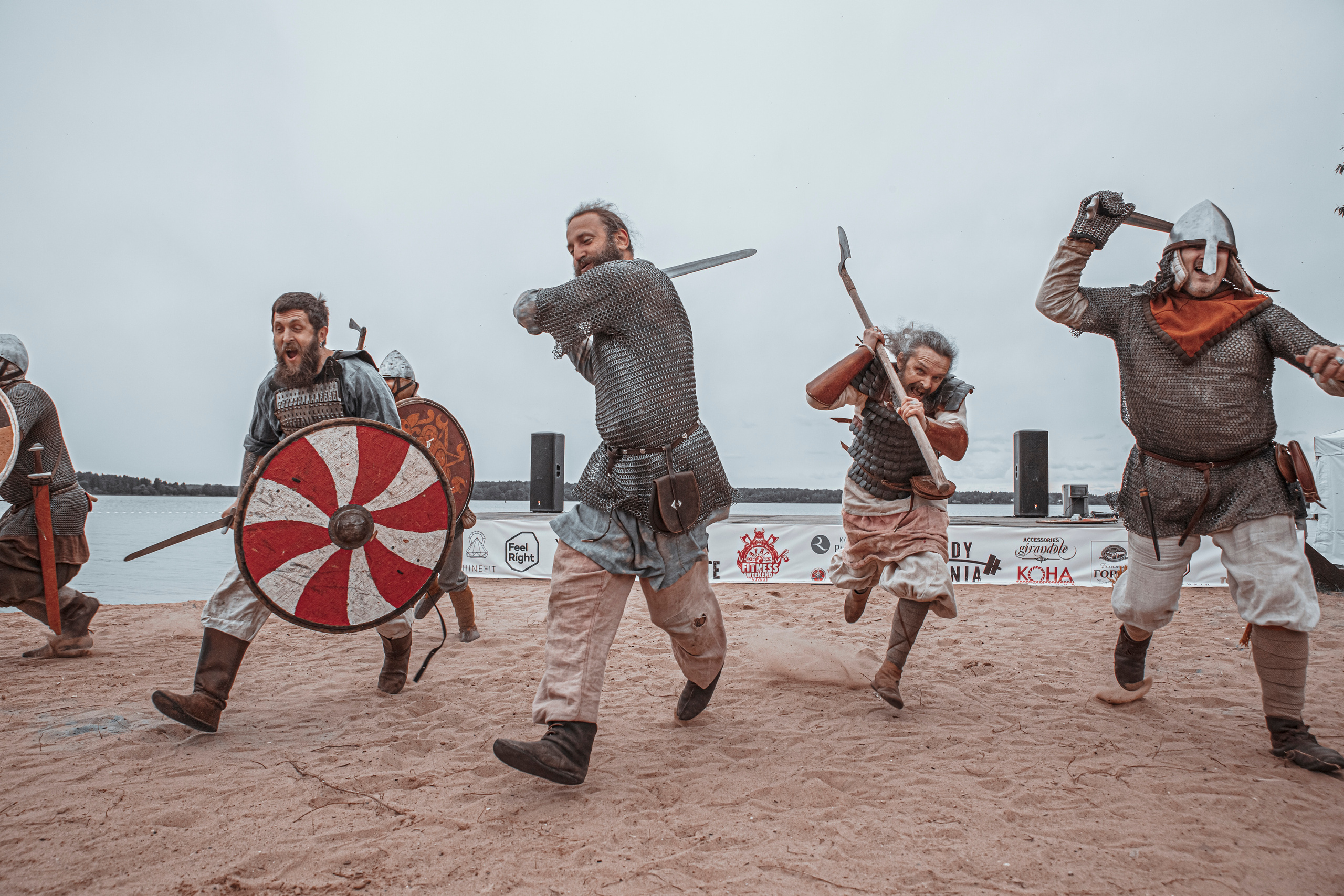 Битва на Волге. Викинги. Фотограф Андрей Слынченко