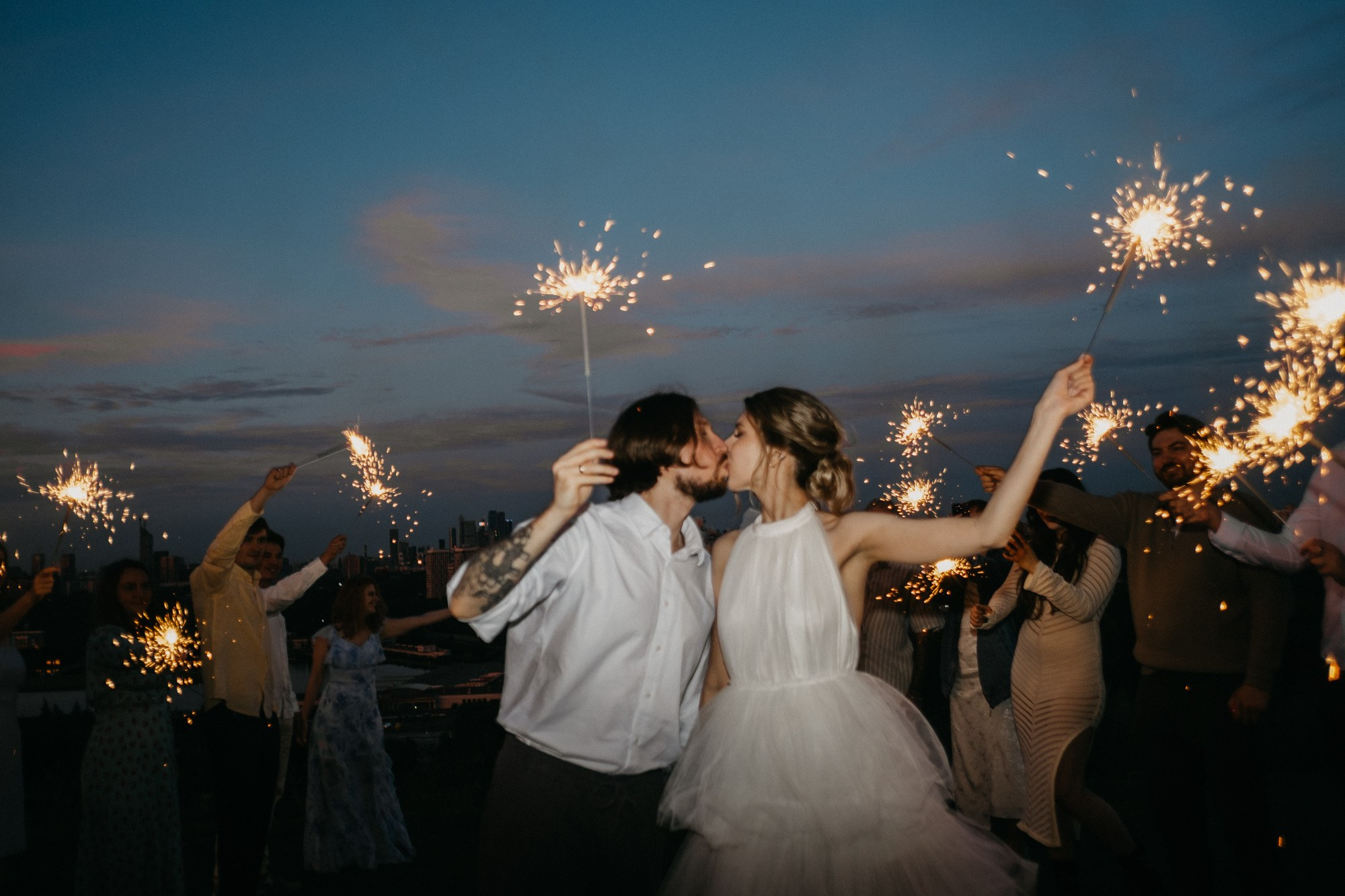 На высоте. Свадебный фотограф Александра Тюлякова