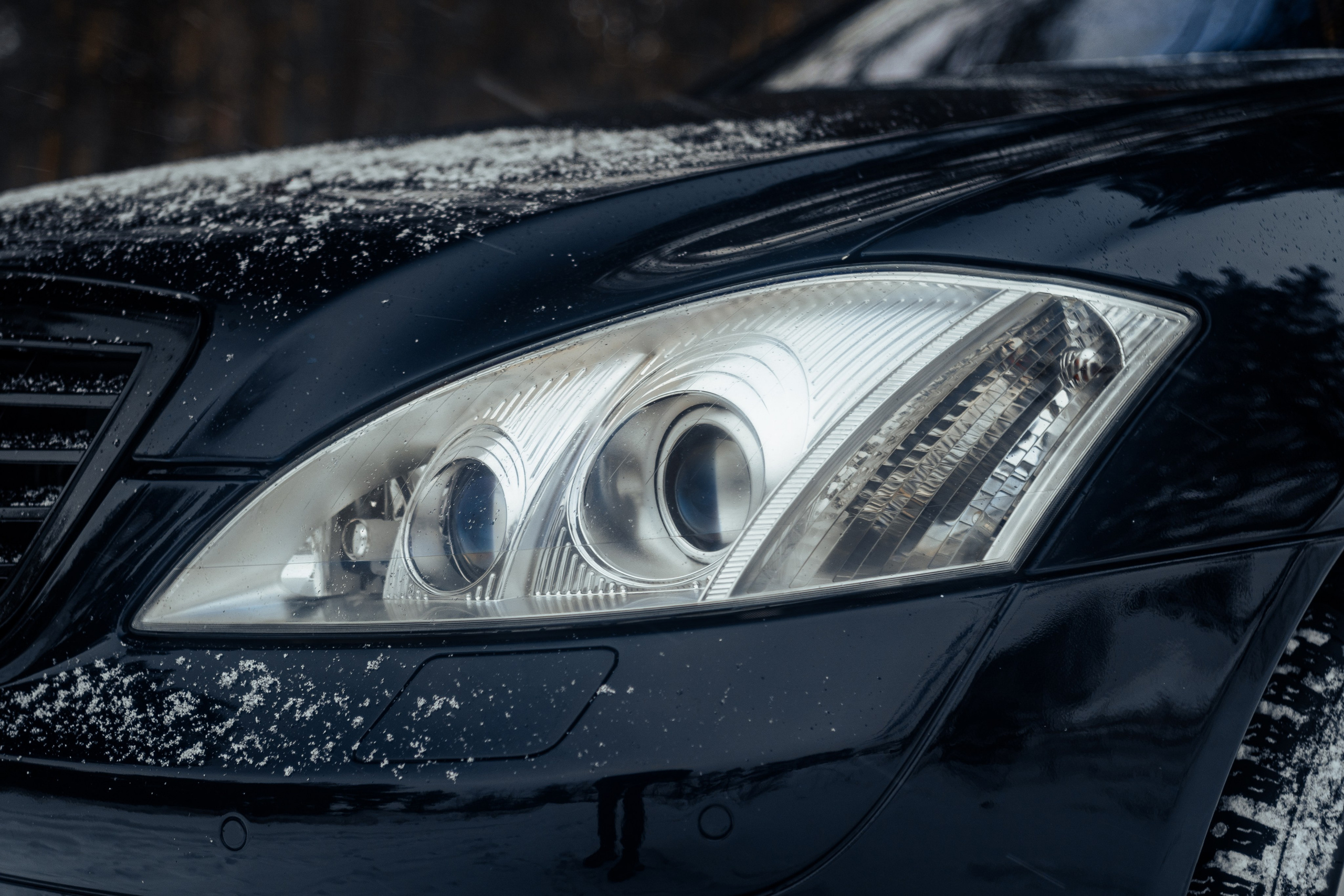 Автомобильная фото-сессия Mercedes-Benz S-class W221 в Калуге