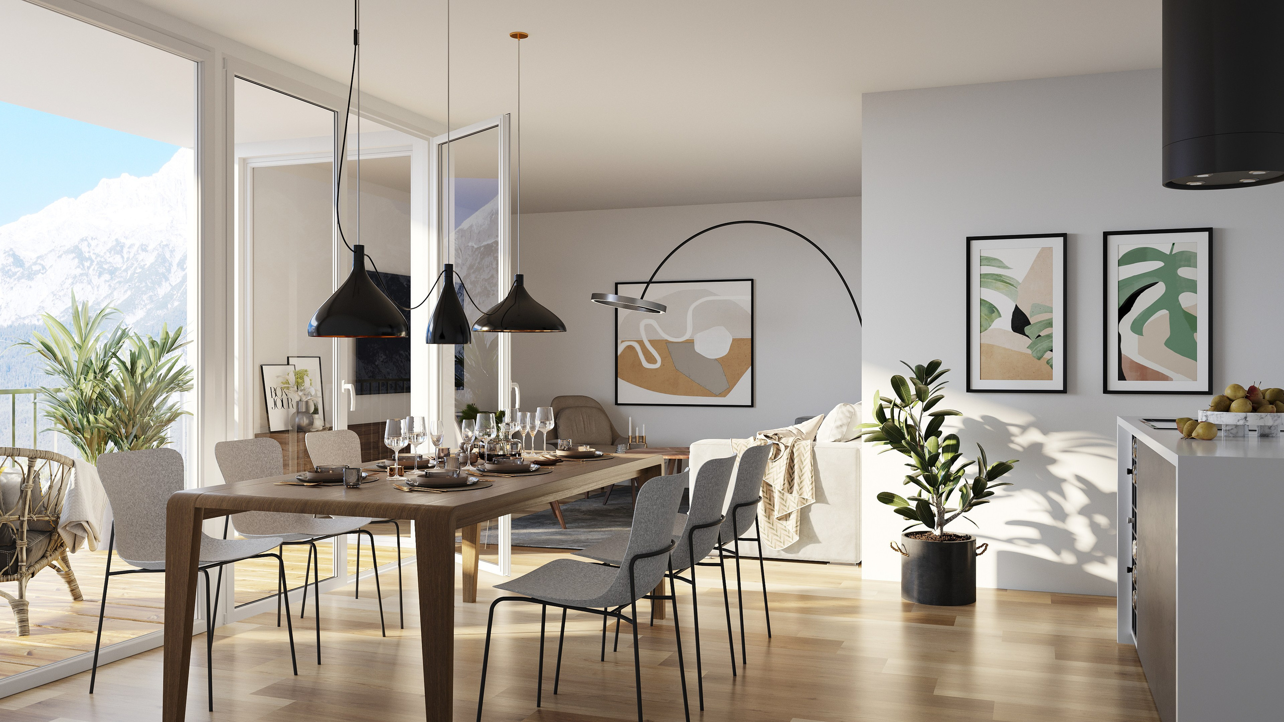 Apartment interior, Europe