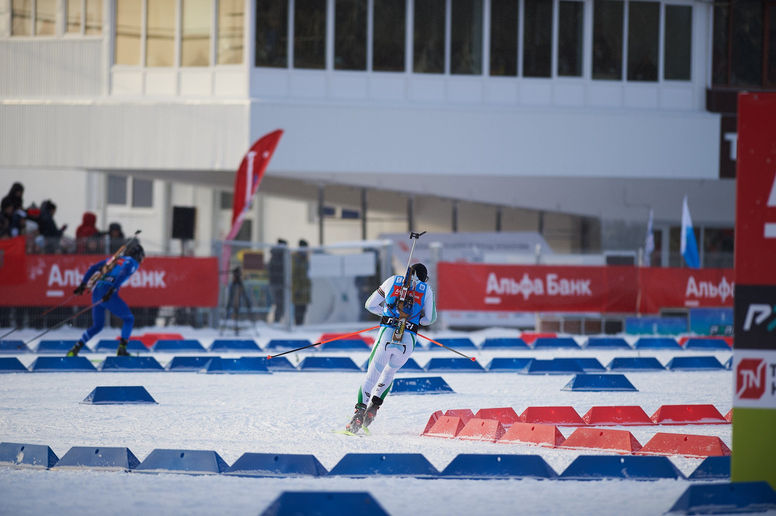 Биатлон. Чемпионат России — 2024/2025, 3-й этап, Ижевск. Спринт. Мужчины. Спортивный репортажный фотограф в Ижевске Сергей Мерзляков