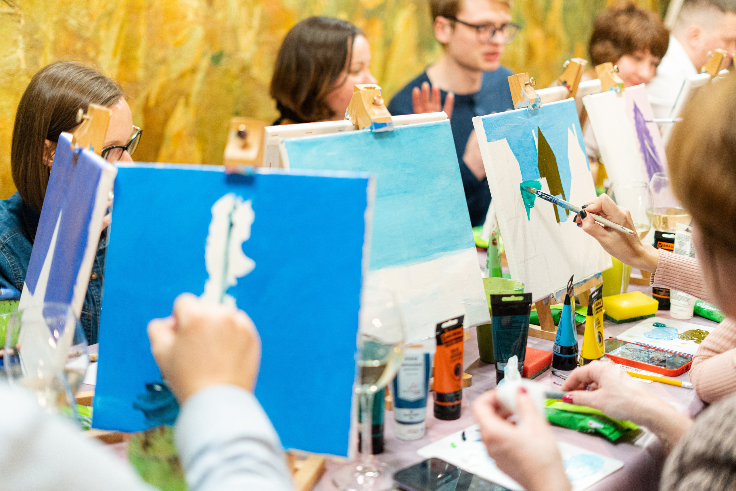 Корпоратив Teach Me Art 2. Портретный фотограф в Москве и Санкт-Петербурге Арина Чех