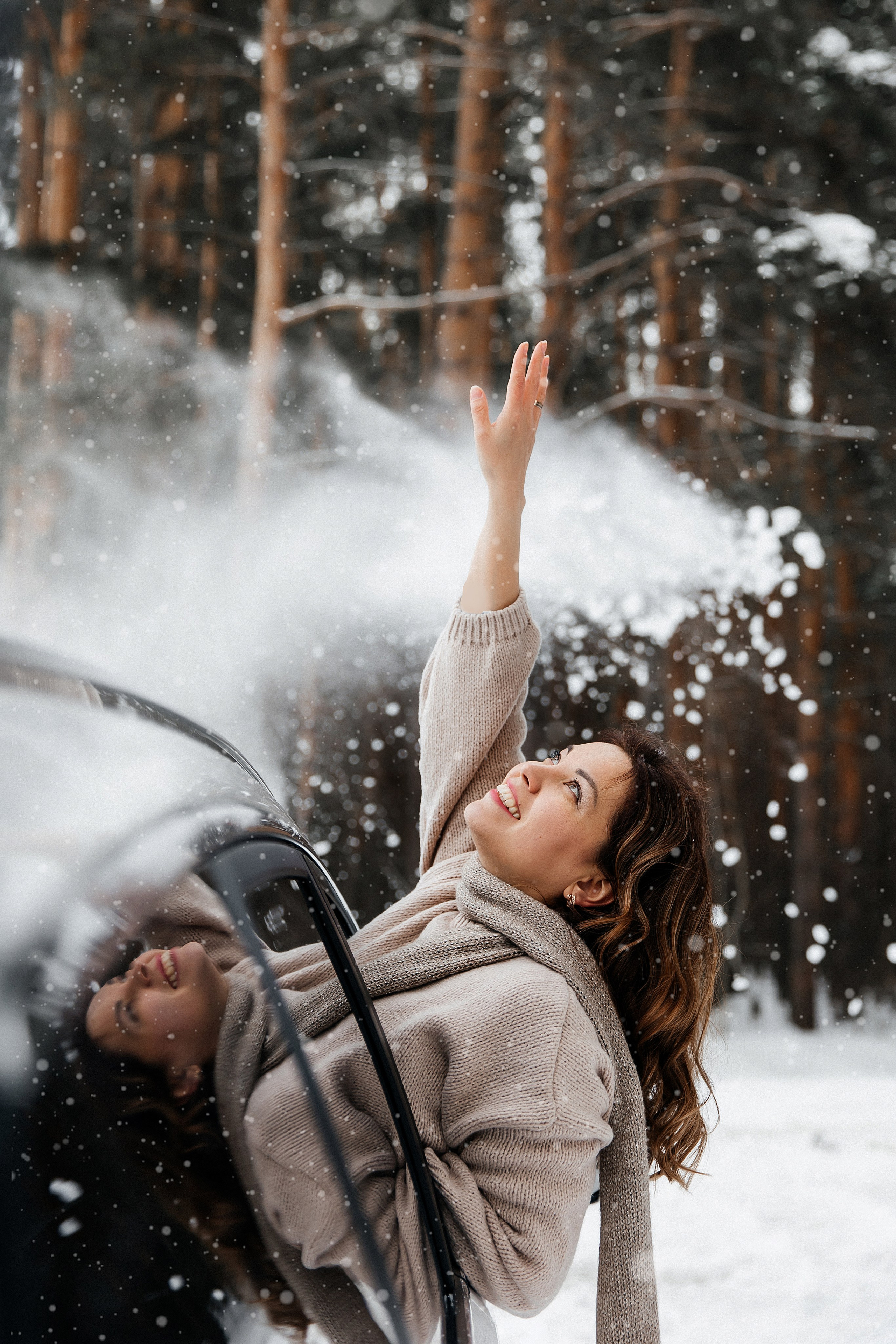 Зимняя прогулка. Свадебный и семейный фотограф у Уфе Евгения Сазонова