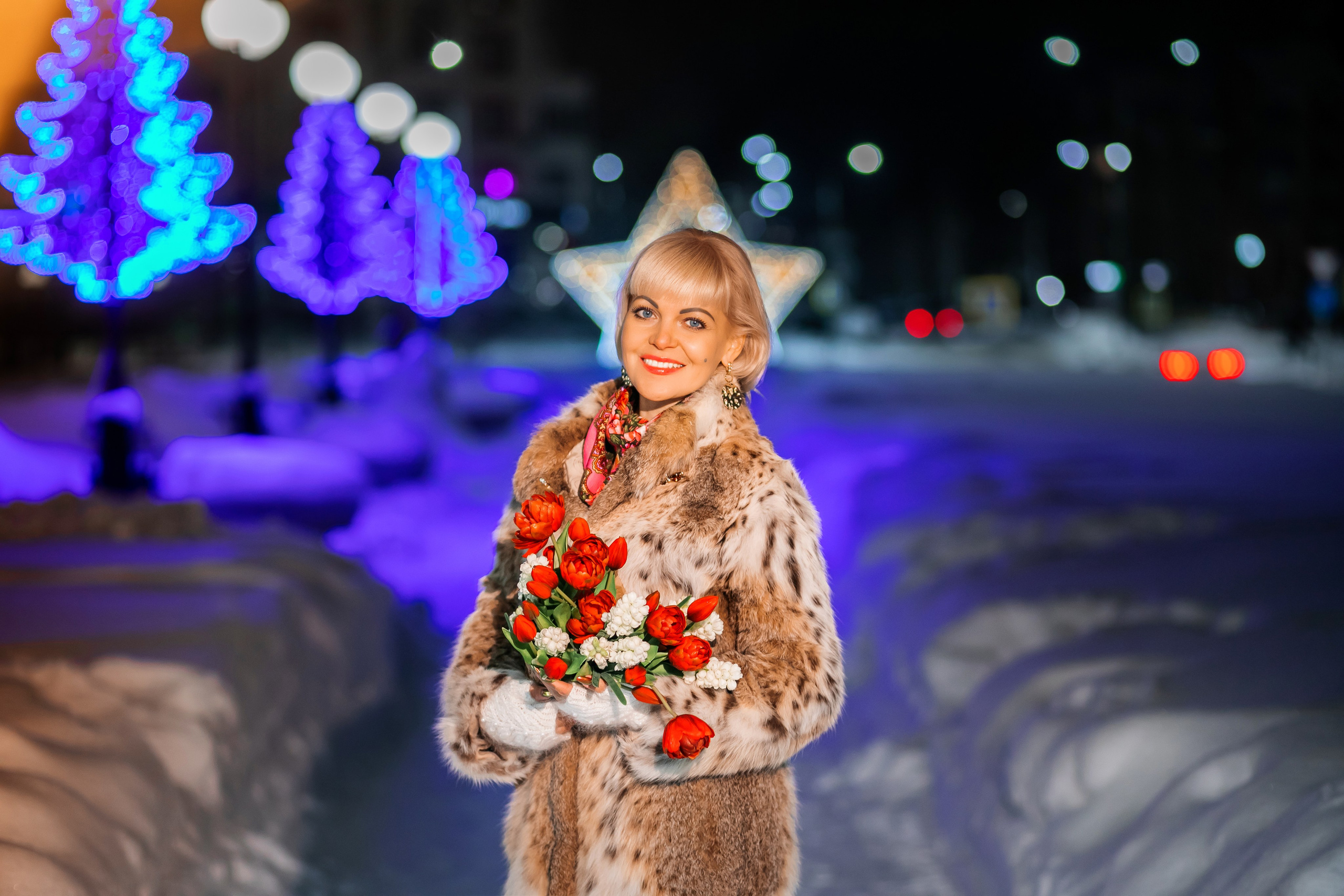 Вечер среди огней. Фотограф Елена Вишневская (Ушакова) Нефтеюганск, Сургут, Тюмень