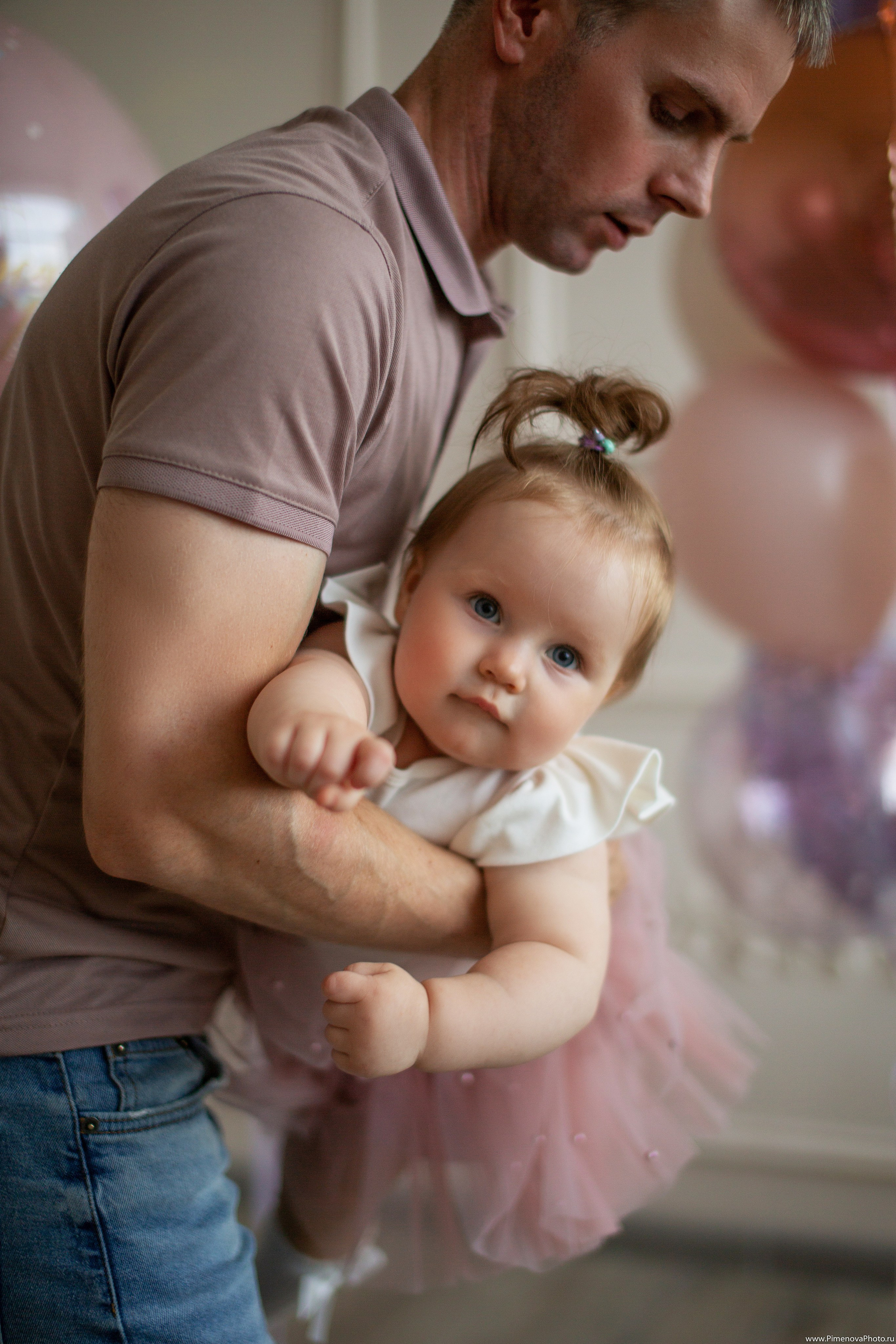 День Рождения Ксении, 1 год. Семейный и детский фотограф в Петрозаводске