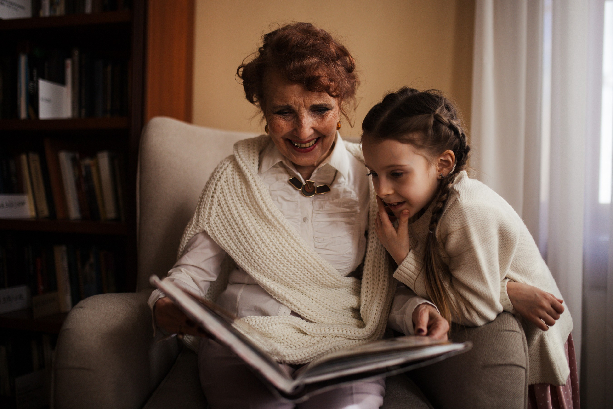 Подарок бабушке. Семейный фотограф Елизавета Увицкая