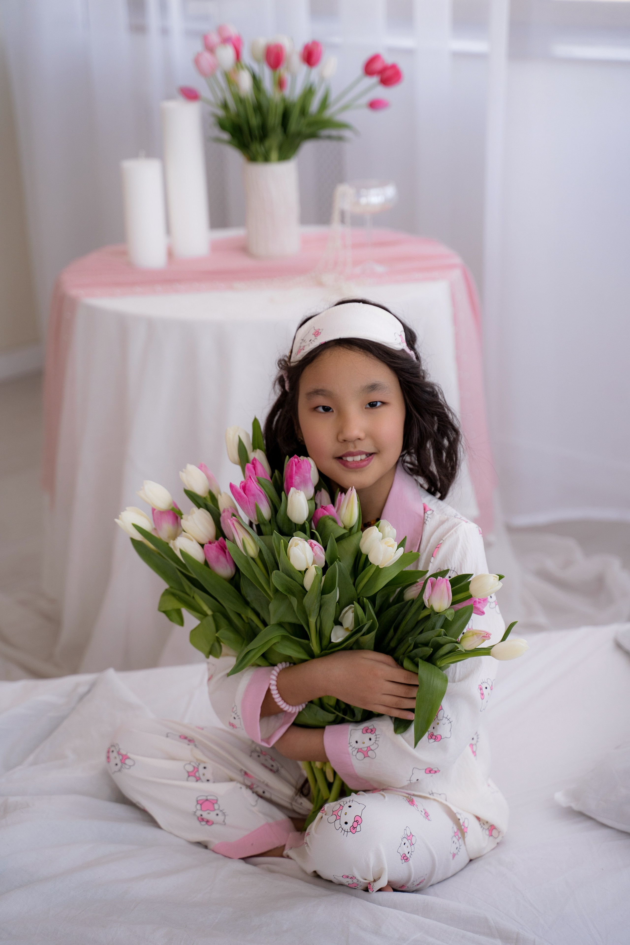 Тюльпановое настроение. Фотостудия Малина в городе Улан-Удэ. Фотограф Ирина Жарникова