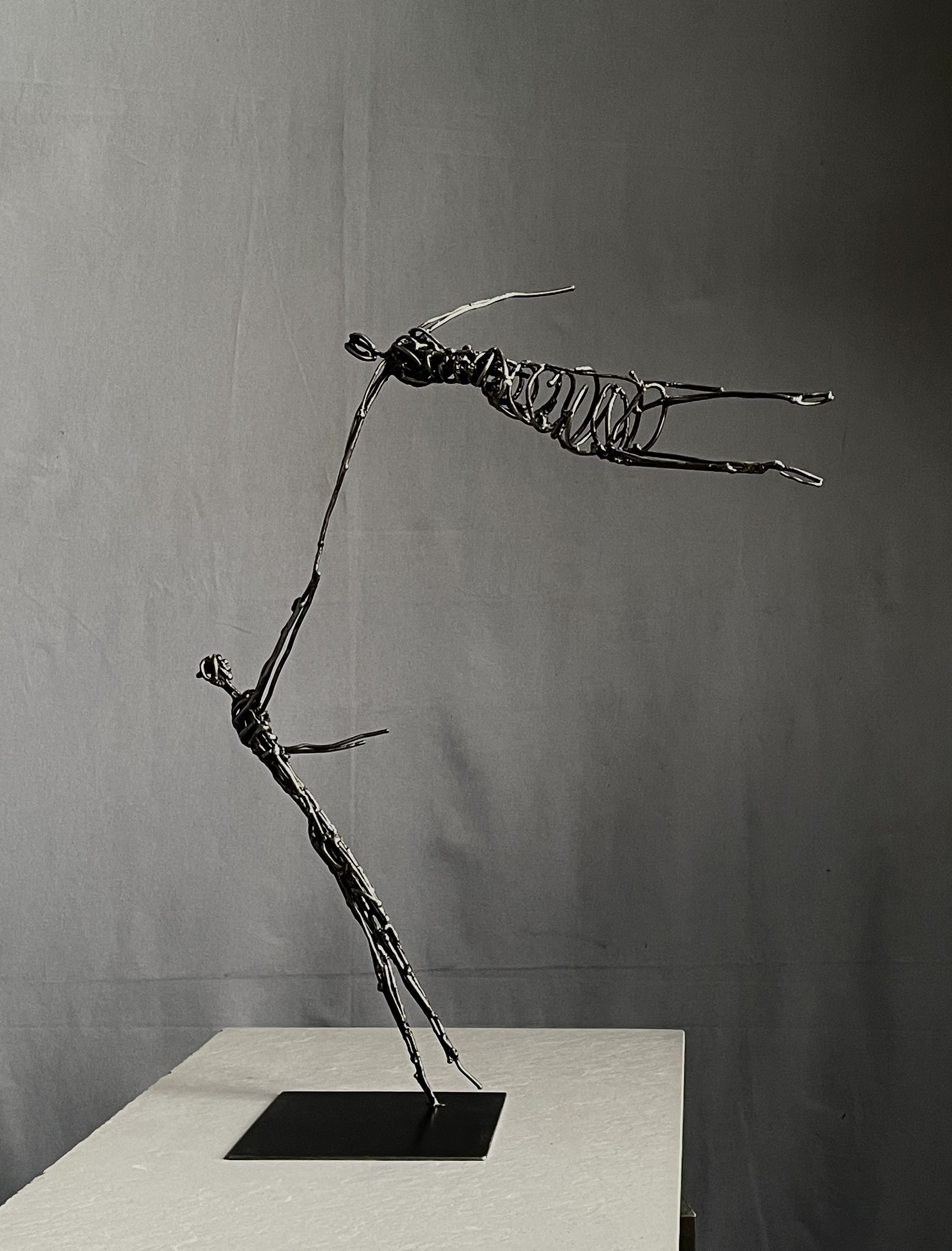 Прогулка / омаж Шагалу Марку Захаровичу _ 2023. Художник — скульптор Антонина Фатхуллина