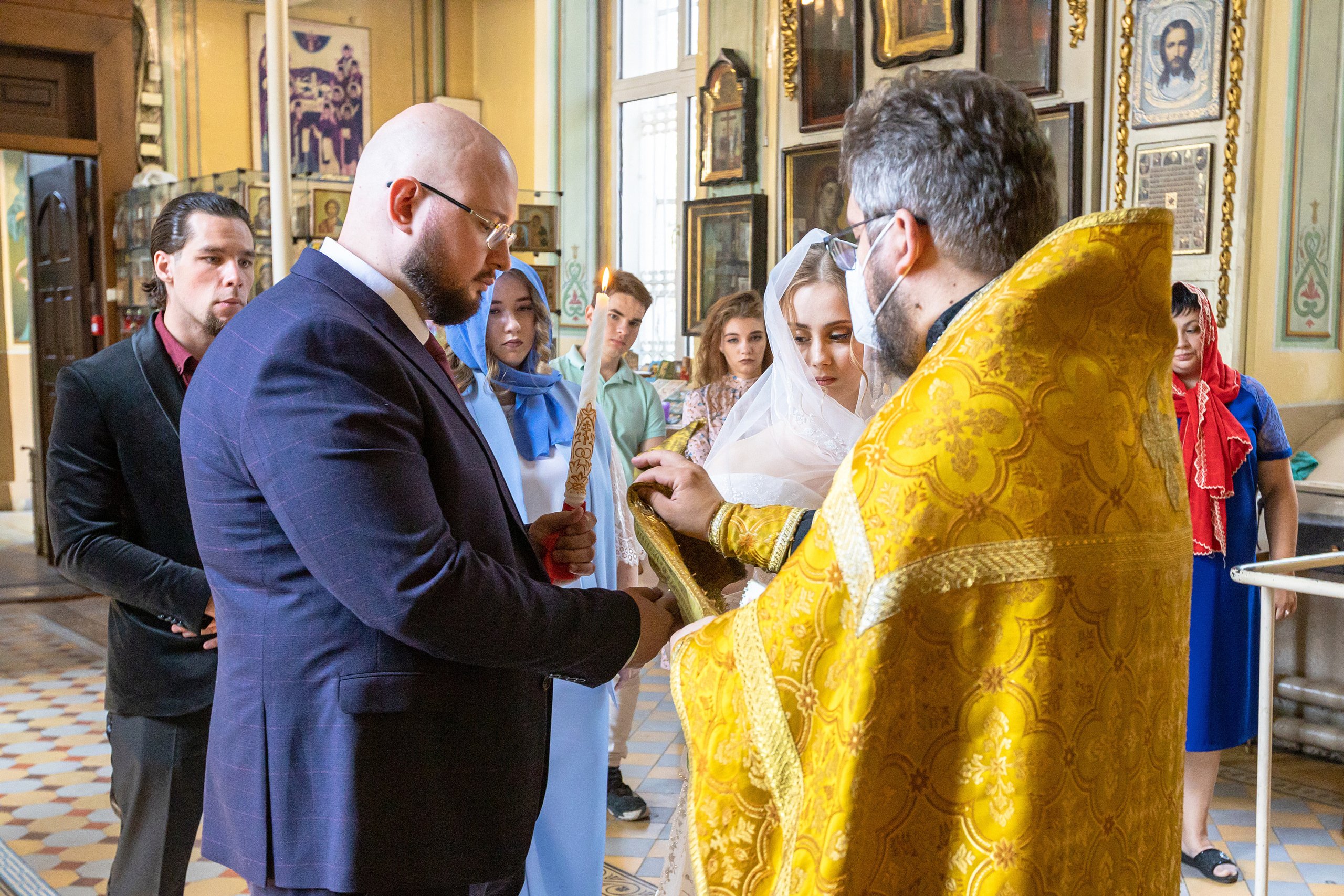 Венчание Александра и Анастасии в Храме Двенадцати Апостолов г. Тула. Фотограф в Туле Крупский АнДРей. Фотостудия «КАДР71» в Туле