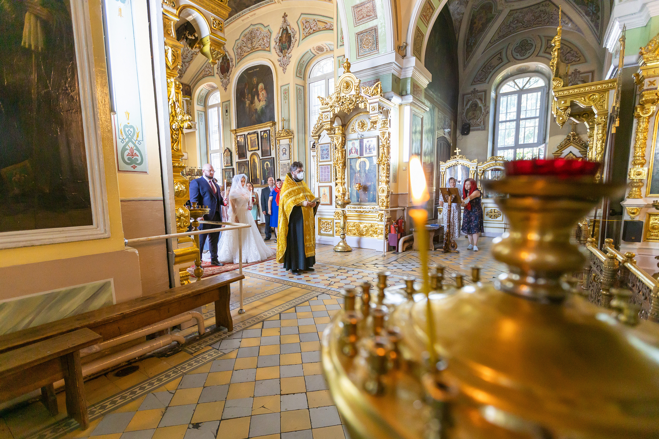 Венчание Александра и Анастасии в Храме Двенадцати Апостолов г. Тула. Фотограф в Туле Крупский АнДРей. Фотостудия «КАДР71» в Туле