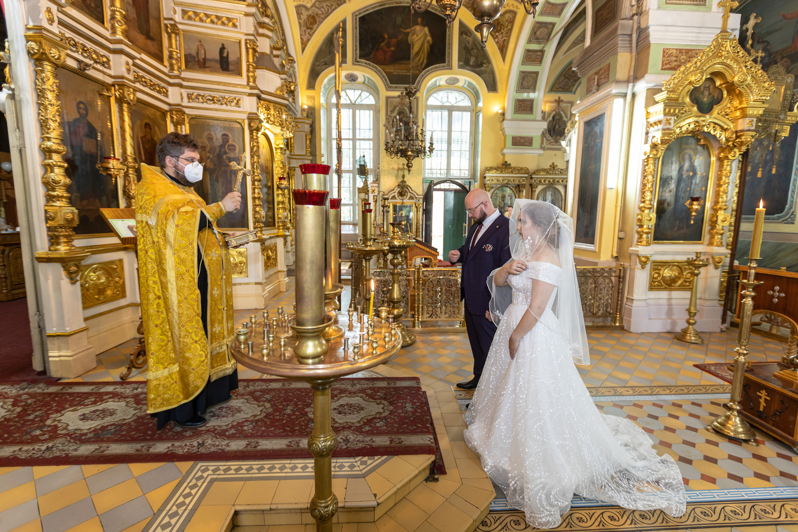Венчание Александра и Анастасии в Храме Двенадцати Апостолов г. Тула. Фотограф в Туле Крупский АнДРей. Фотостудия «КАДР71» в Туле