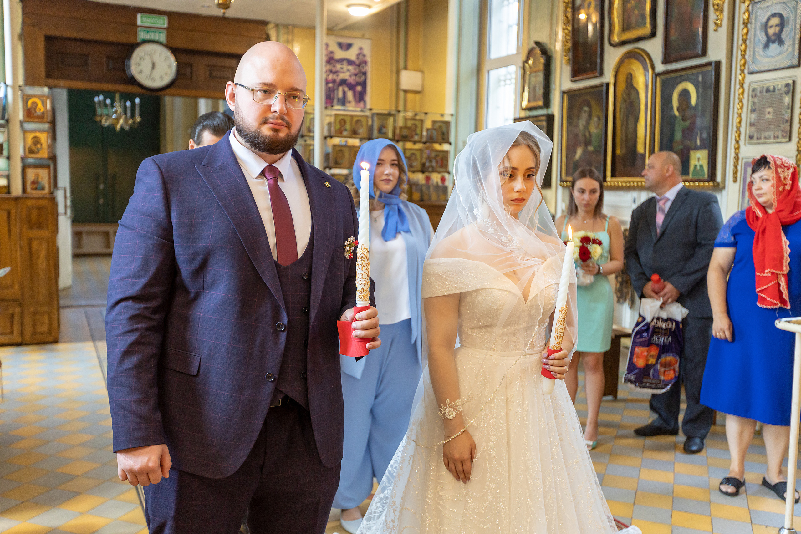Венчание Александра и Анастасии в Храме Двенадцати Апостолов г. Тула. Фотограф в Туле Крупский АнДРей. Фотостудия «КАДР71» в Туле