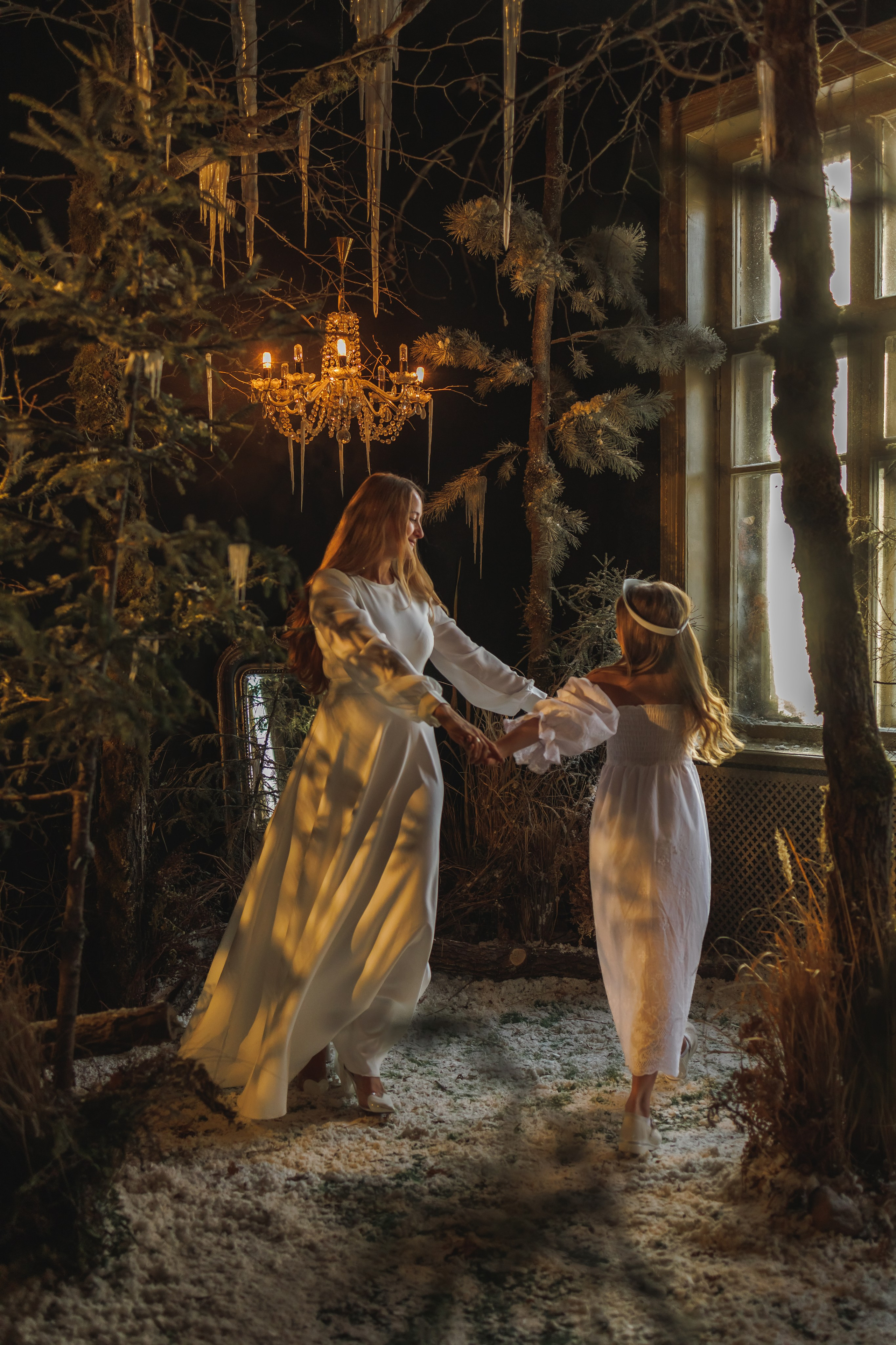 Волшебный зимний лес. Семейный и детский фотограф в Москве Анна Чертополох