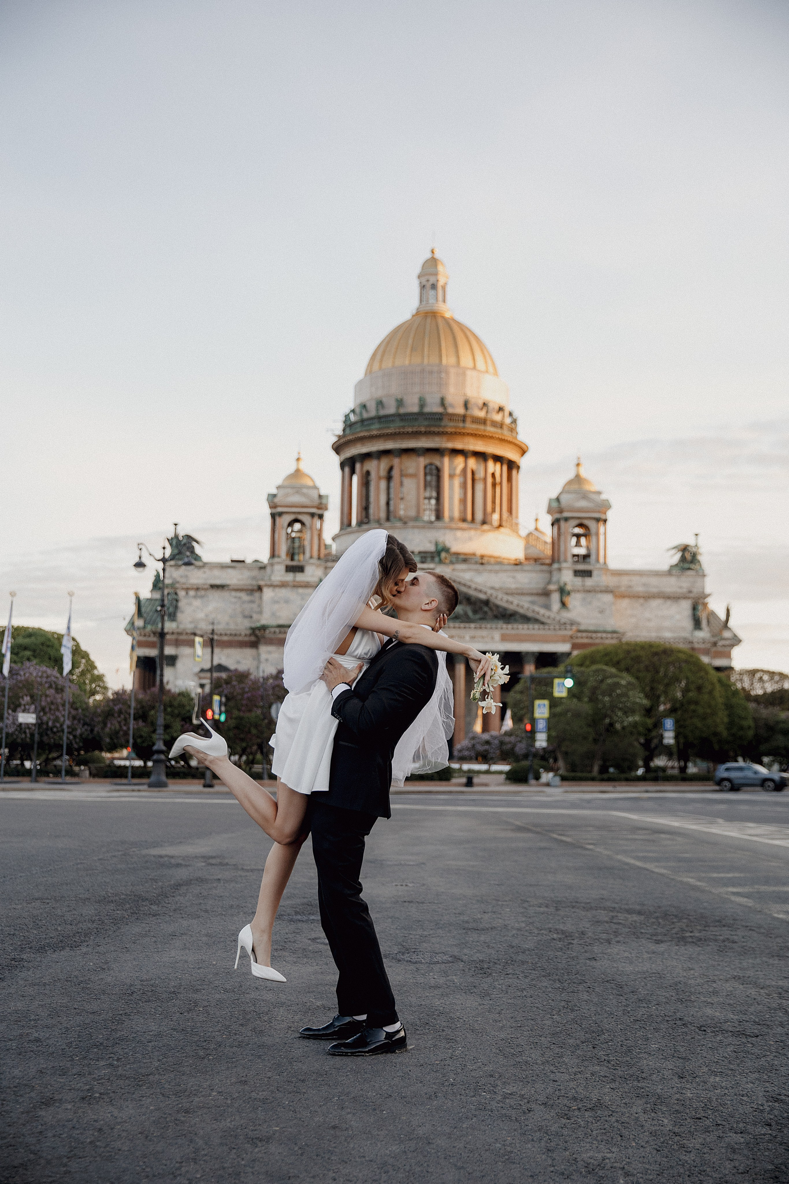 Свадебная в белые ночи. Свадебный фотограф Санкт-Петербург  Москва