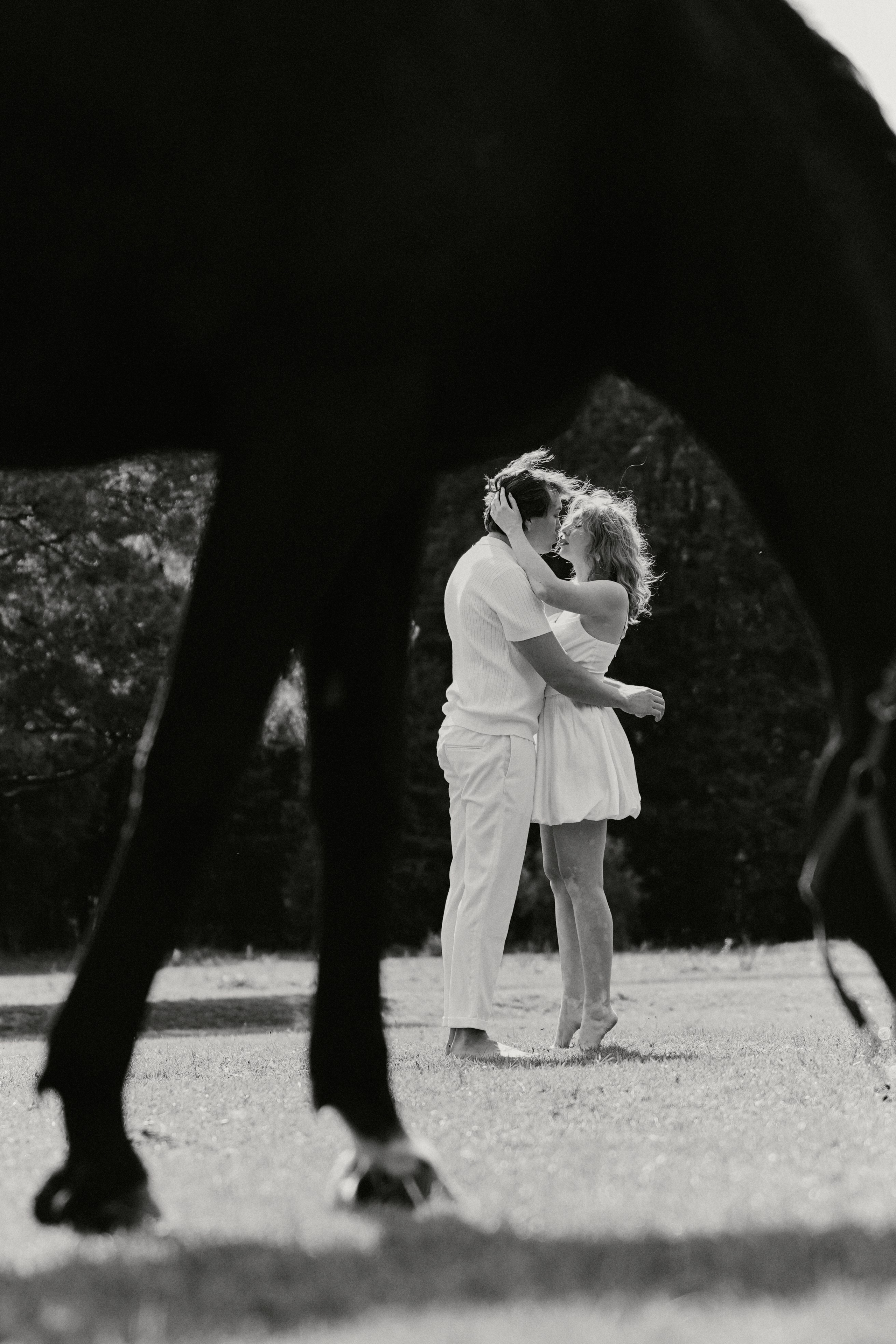 Летняя свадебная фотосессия с лошадьми