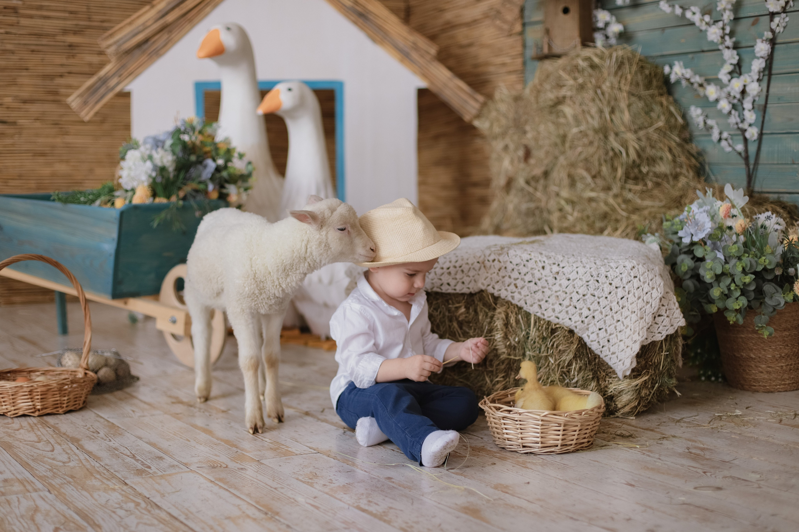 Юля и Максим — с утятами и барашком. Свадебный, семейный и детский фотограф в Люберцах Зайцева Анастасия