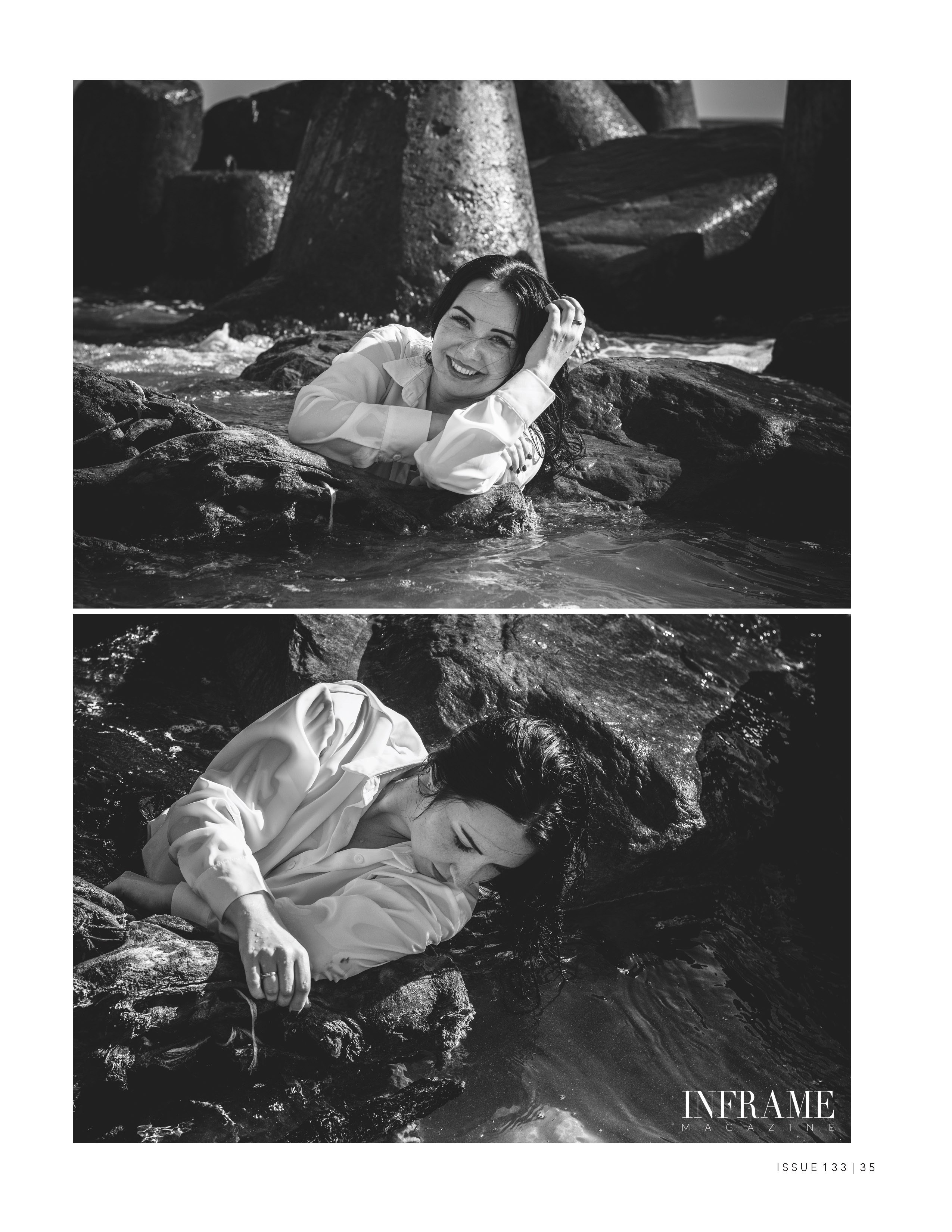 Публикация фотосессии в журнале в выпуске черное и белое. Фотограф в Сочи | Щербакова Дарья