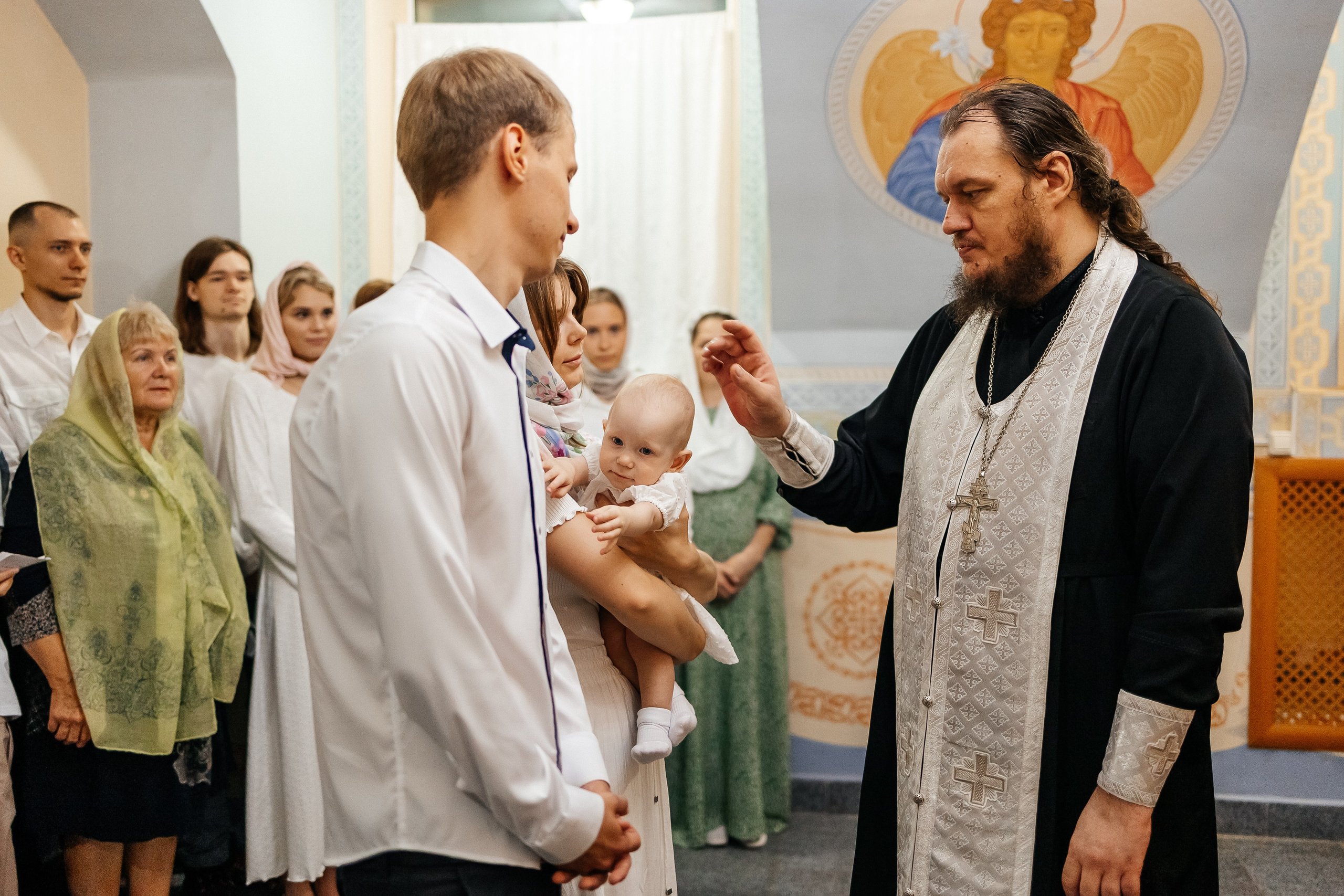 Крещение в церкви Преображения Господня в Иваново. Фотограф Иваново | Москва | Ирина Коптилина