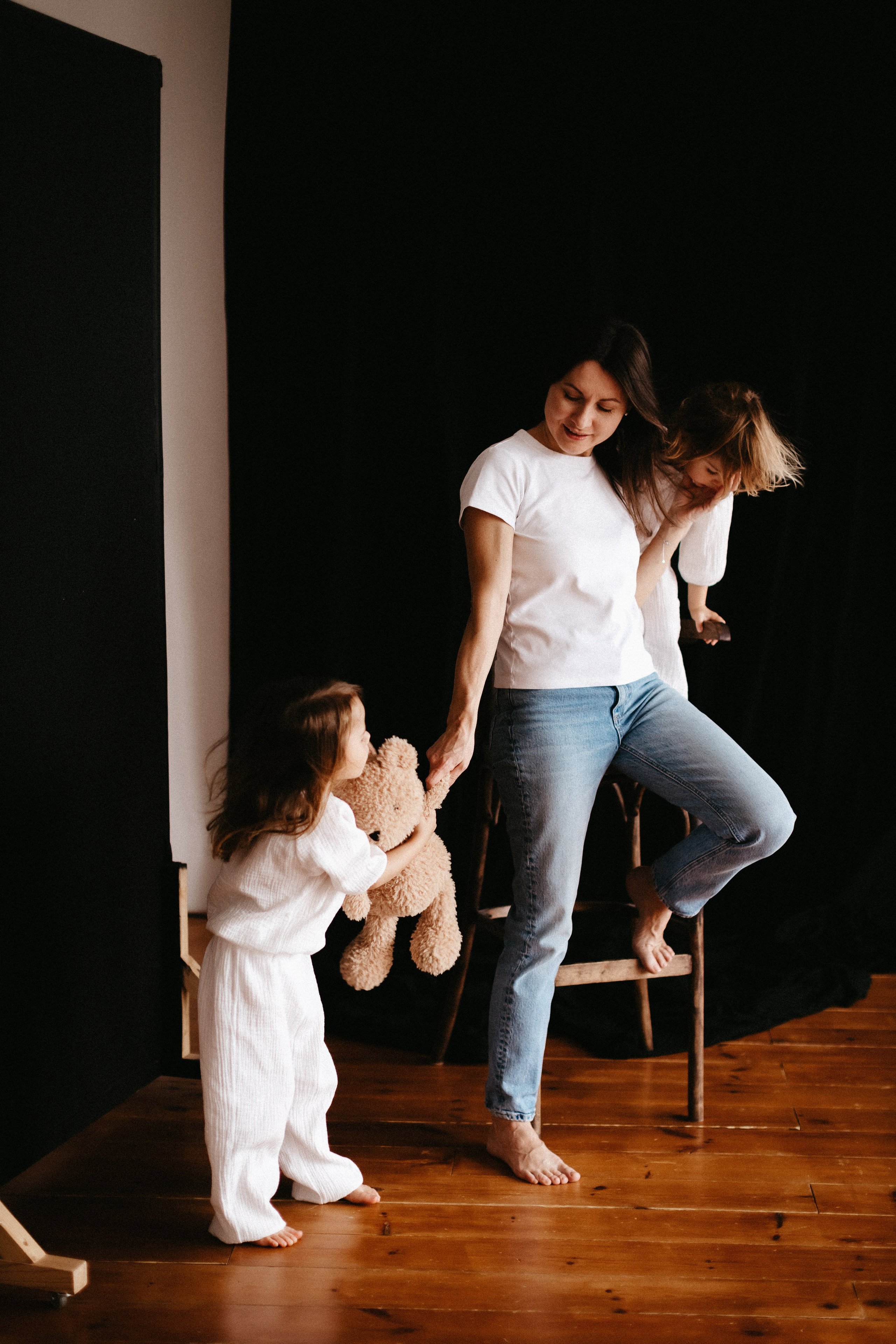 Мама и девочки. Евгения Пелипас