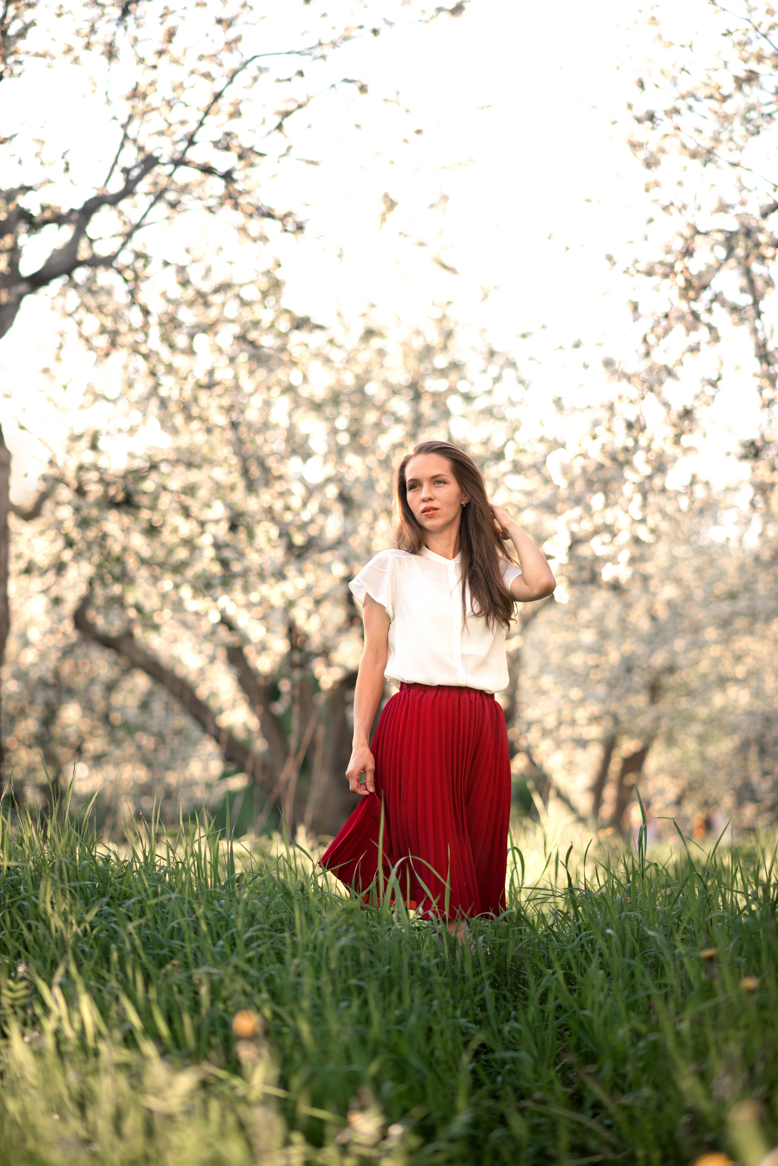 Семейная фотосессия в цветении. Ясная Поляна. Семейный и детский фотограф в Туле Светлана Воронкова