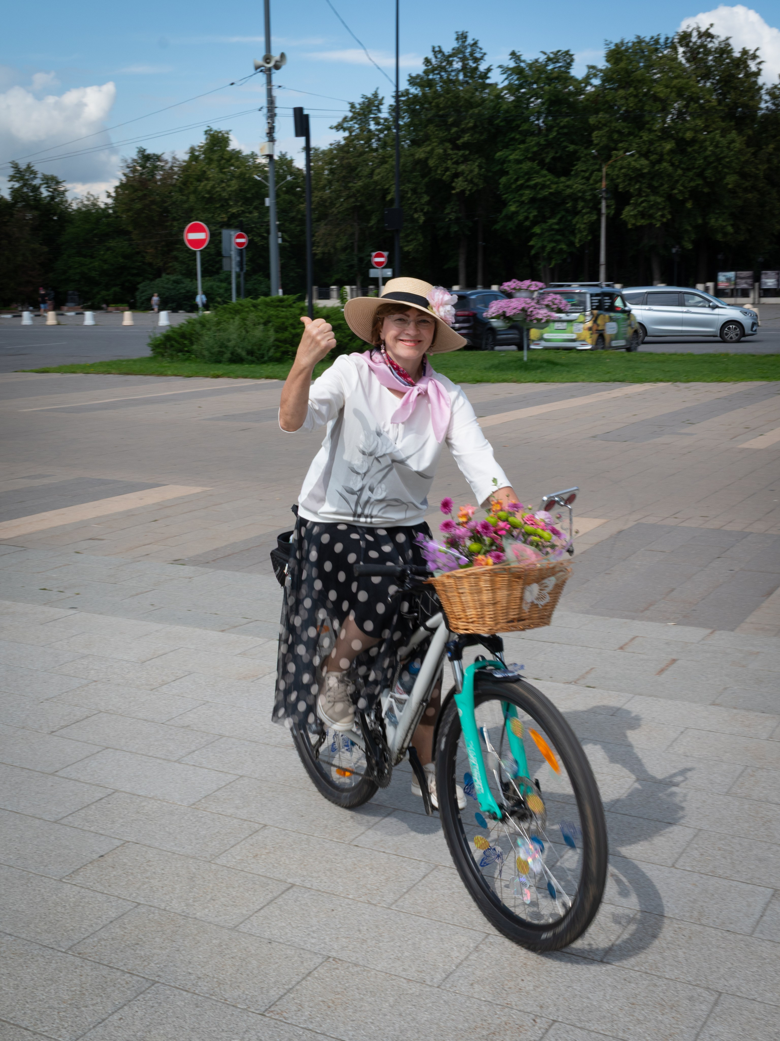 «Леди на велосипеде» — велопробег по г. Жуковскому 2025. Репортажный фотограф Сыбер Мартти