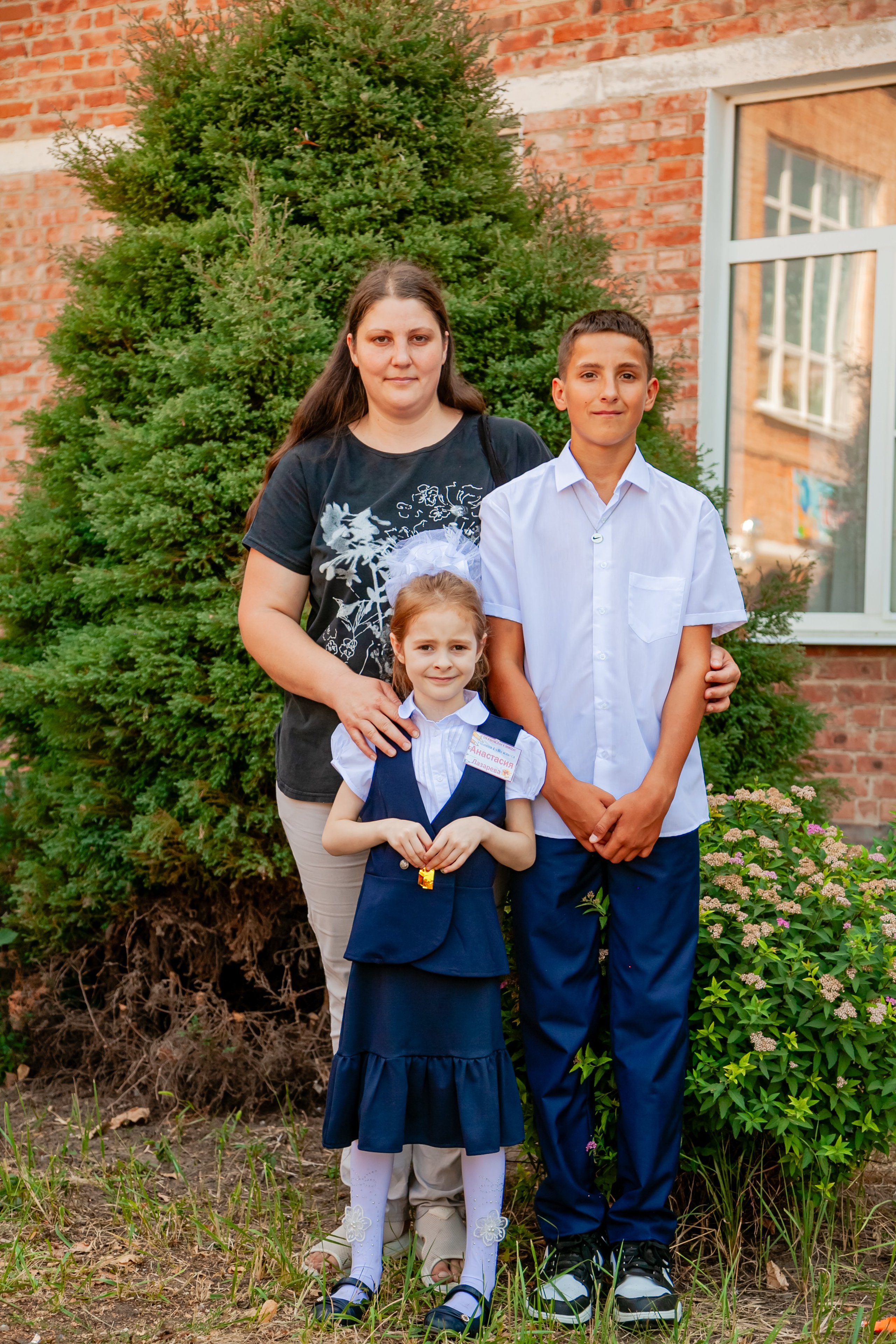 1 сентября линейка. Свадебный и семейный фотограф в Армавире