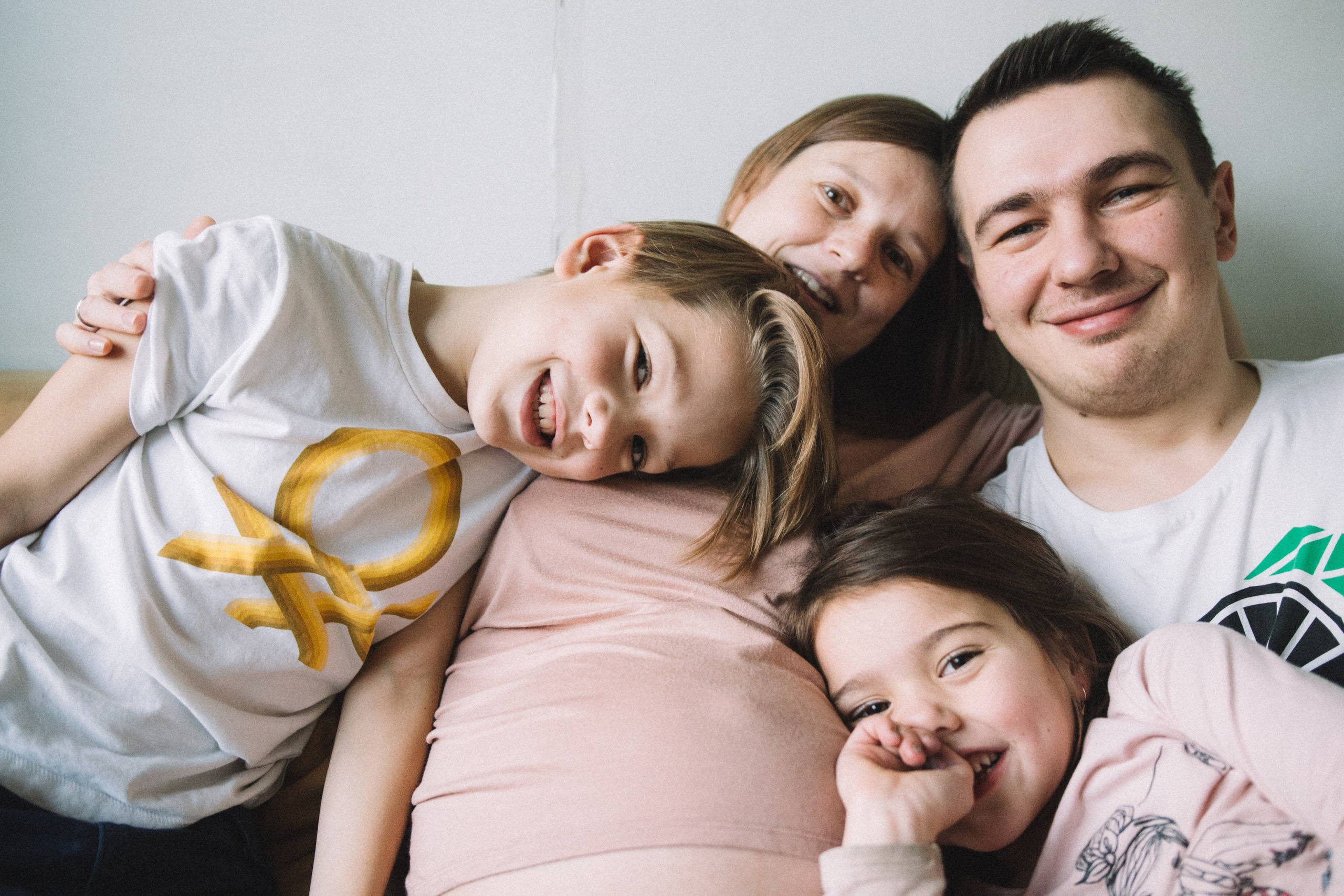 Домашняя семейная фотосессия. Фотограф Лебедева Наталья