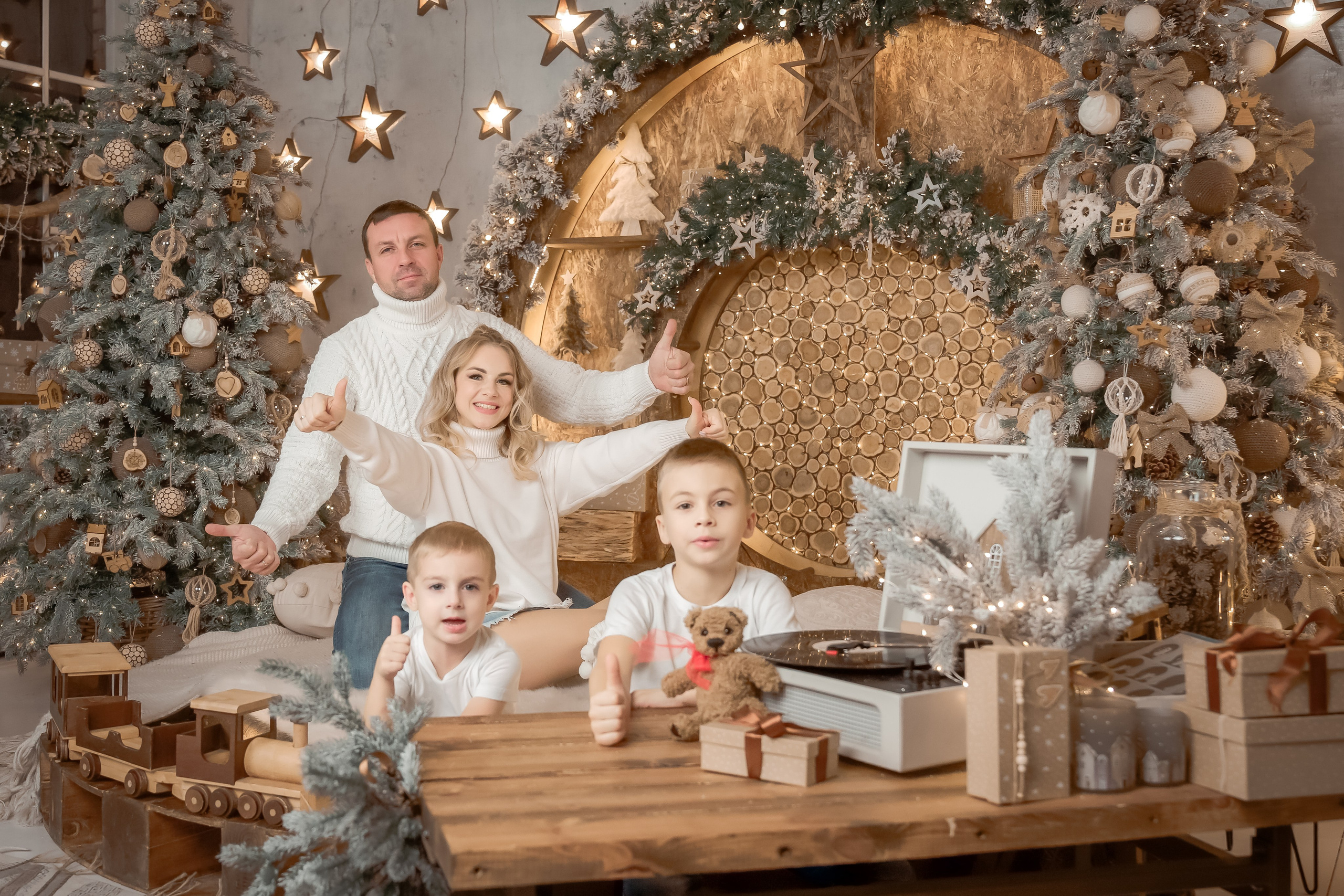 Новогодняя семейная фотосессия. Марина Суздаль семейный и детский фотограф в Москве и Подмосковье