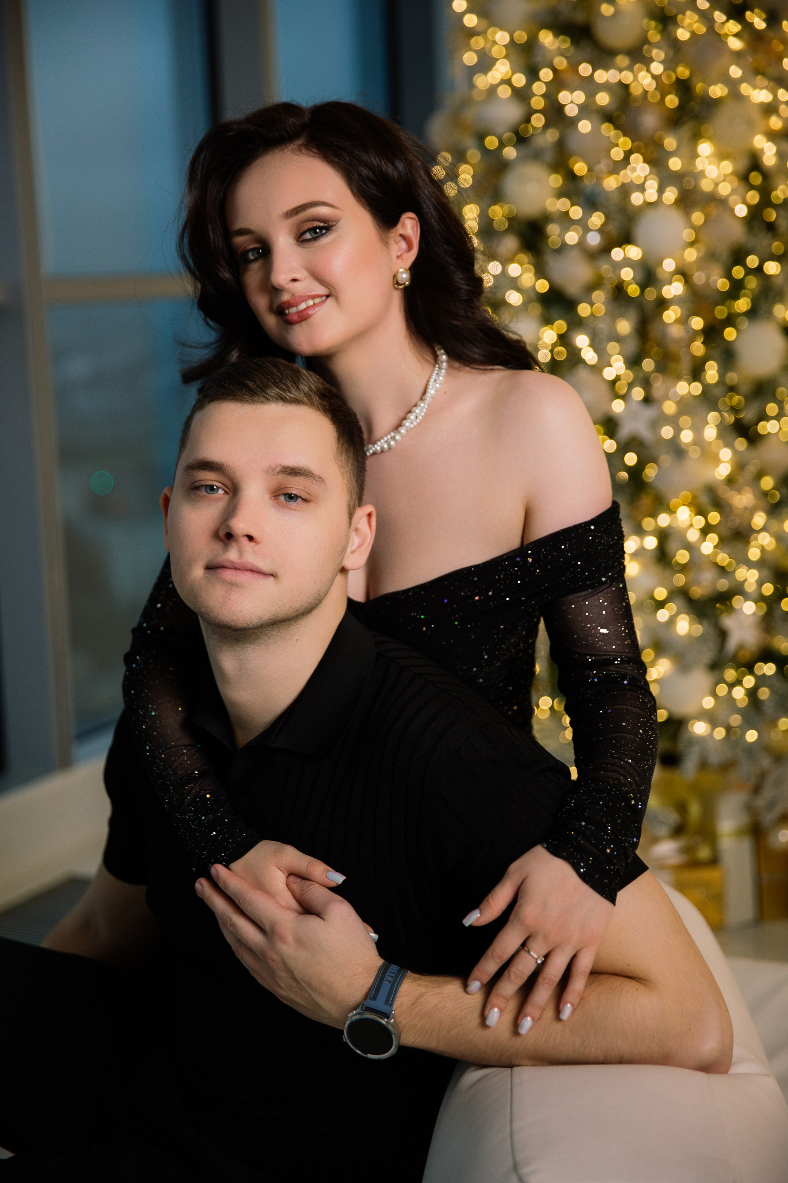 Новогодняя Love-story фотостудия Art Palace. Семейный фотограф Толстикова Кристина