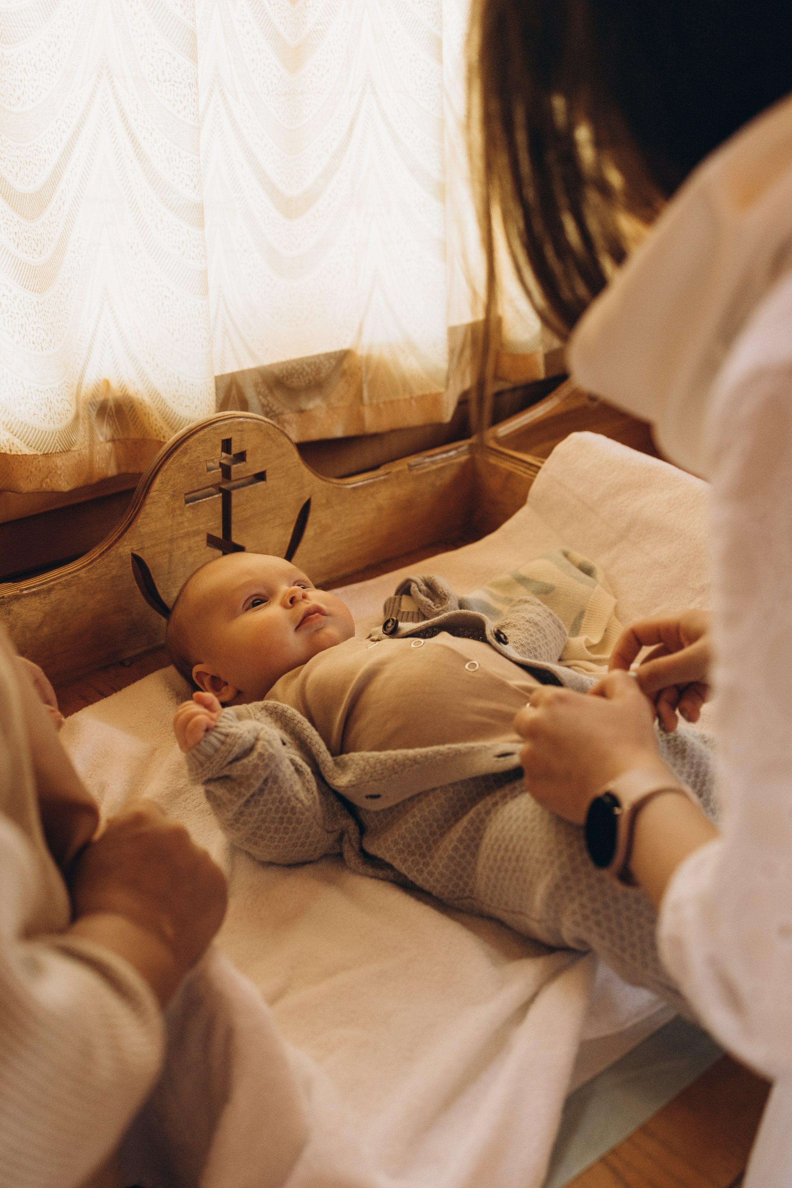 Крещение Егора. Семейный фотограф в Москве Виктория Ястребинская