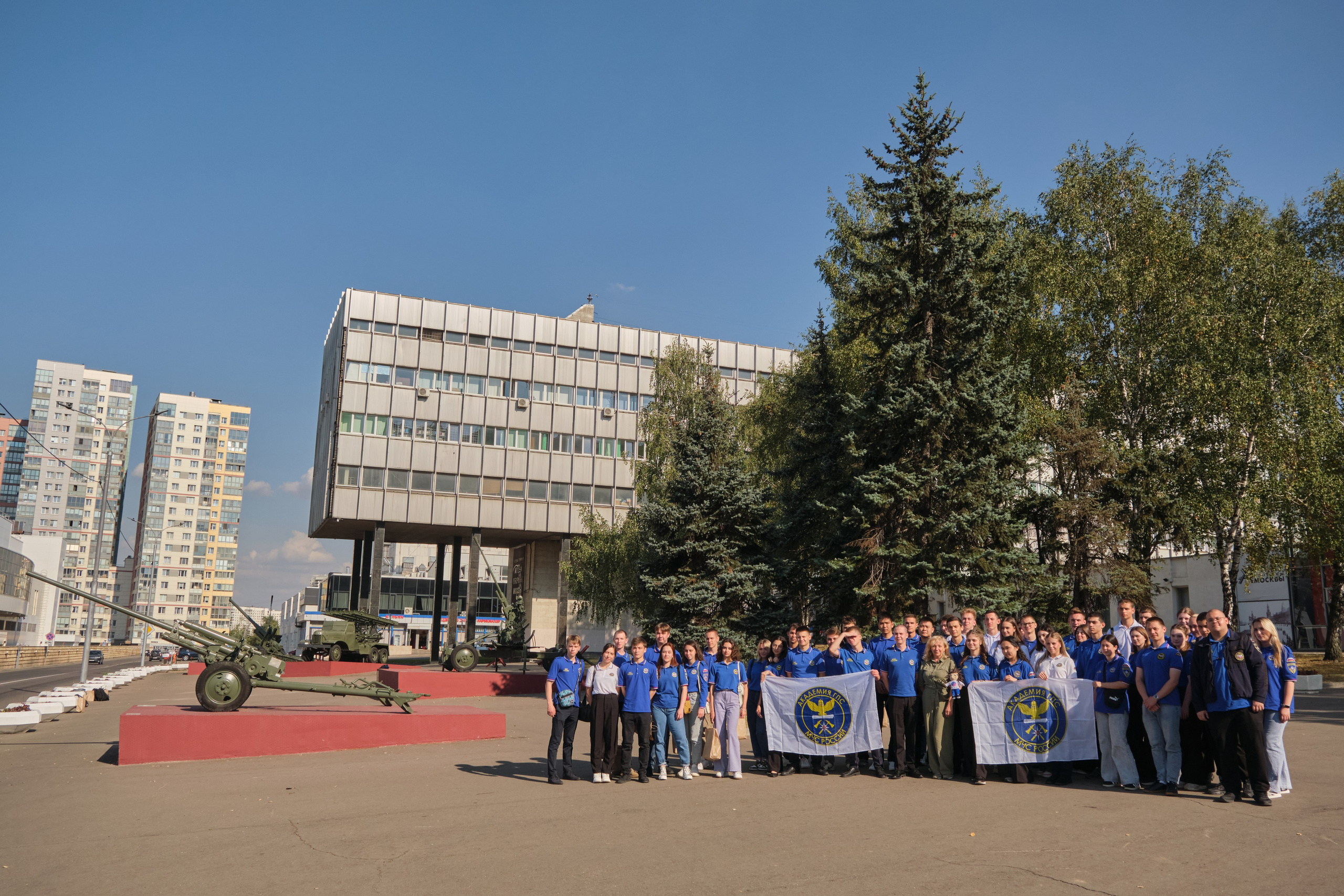 Репортаж. Студенты МЧС в проекте «Город Героев». Репортажная фото и видеосъемка в Москве под ключ