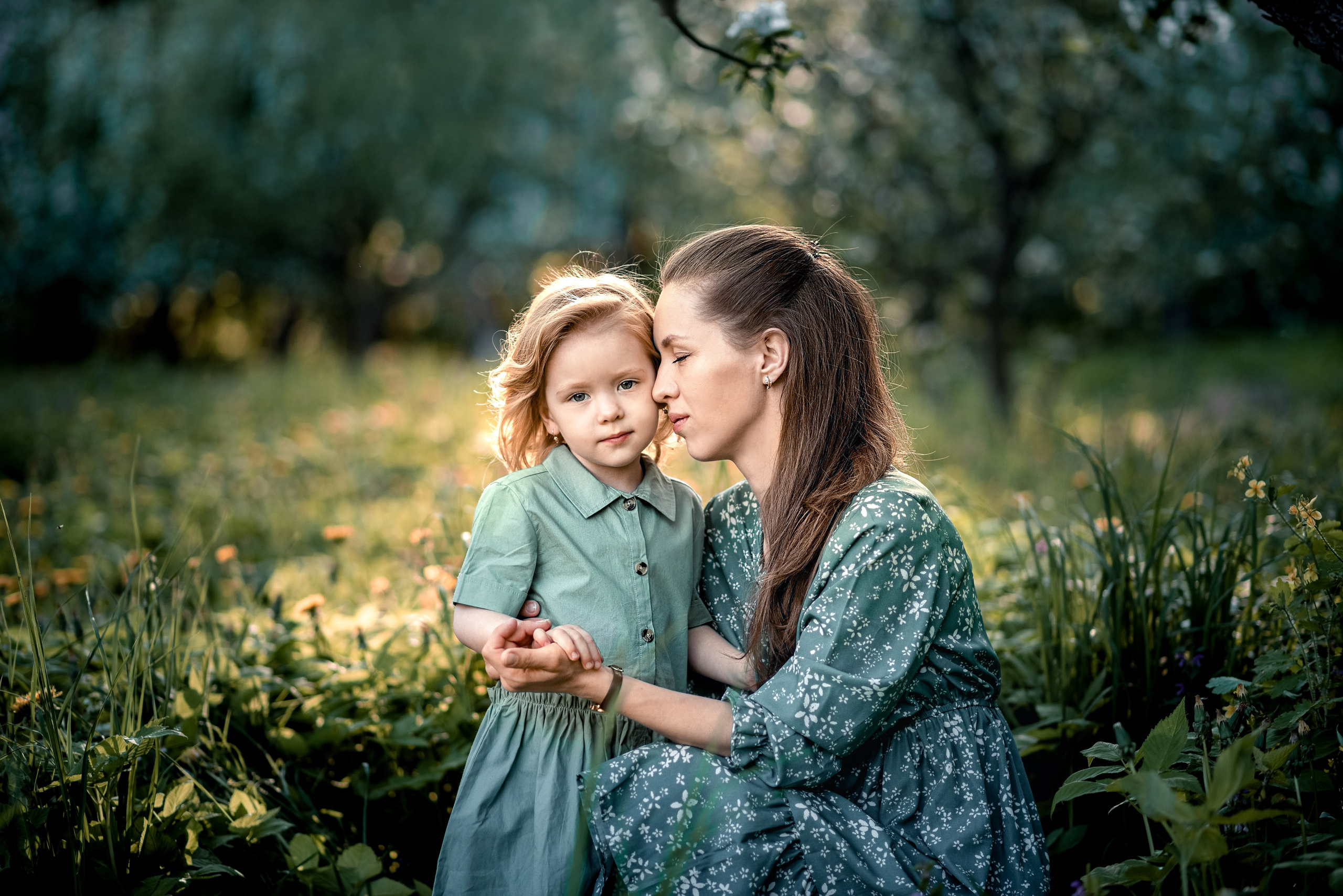 Семейная фотосессия в цветении. Ясная Поляна. Семейный и детский фотограф в Туле Светлана Воронкова